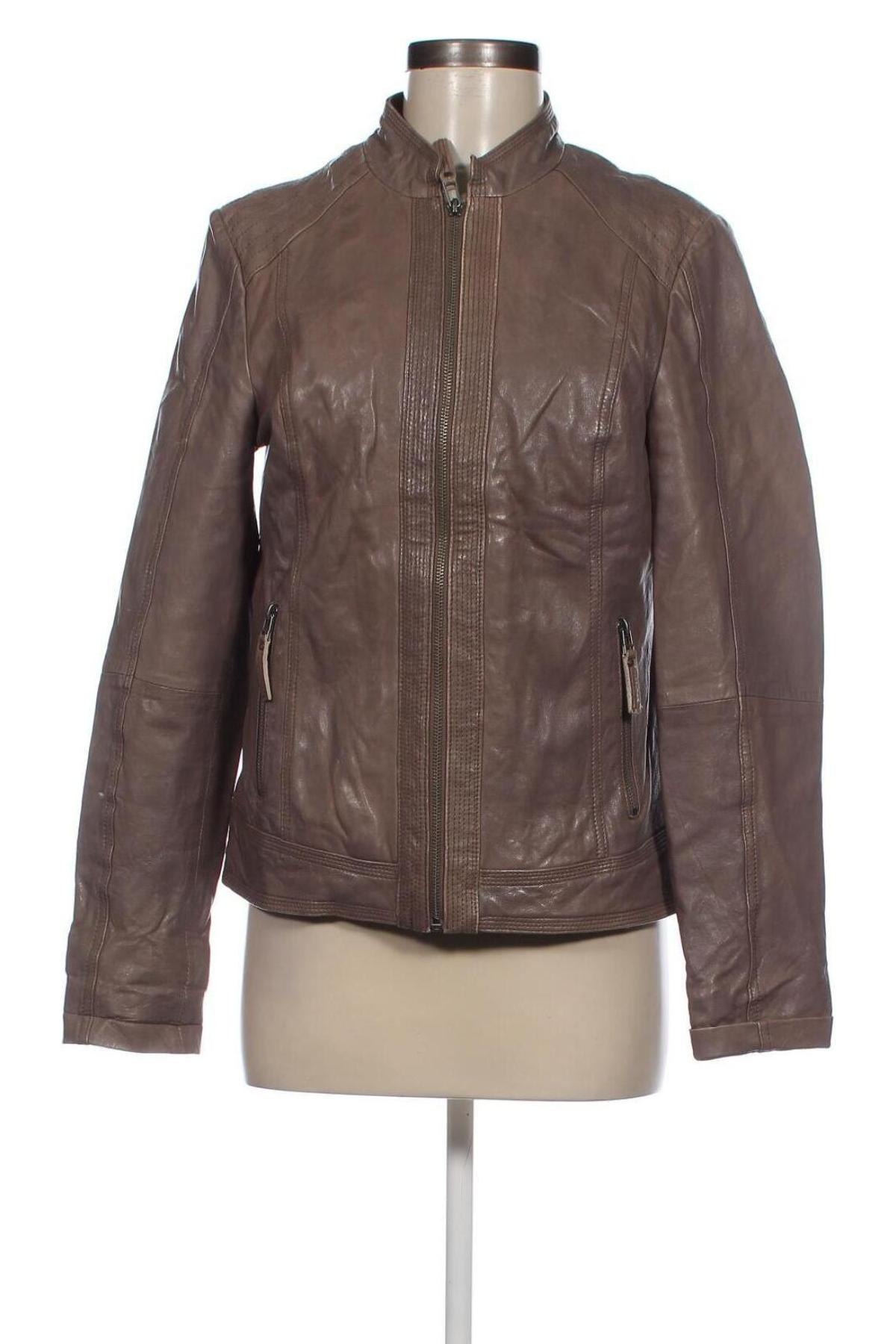 Damen Lederjacke TCM, Größe M, Farbe Braun, Preis 52,12 €