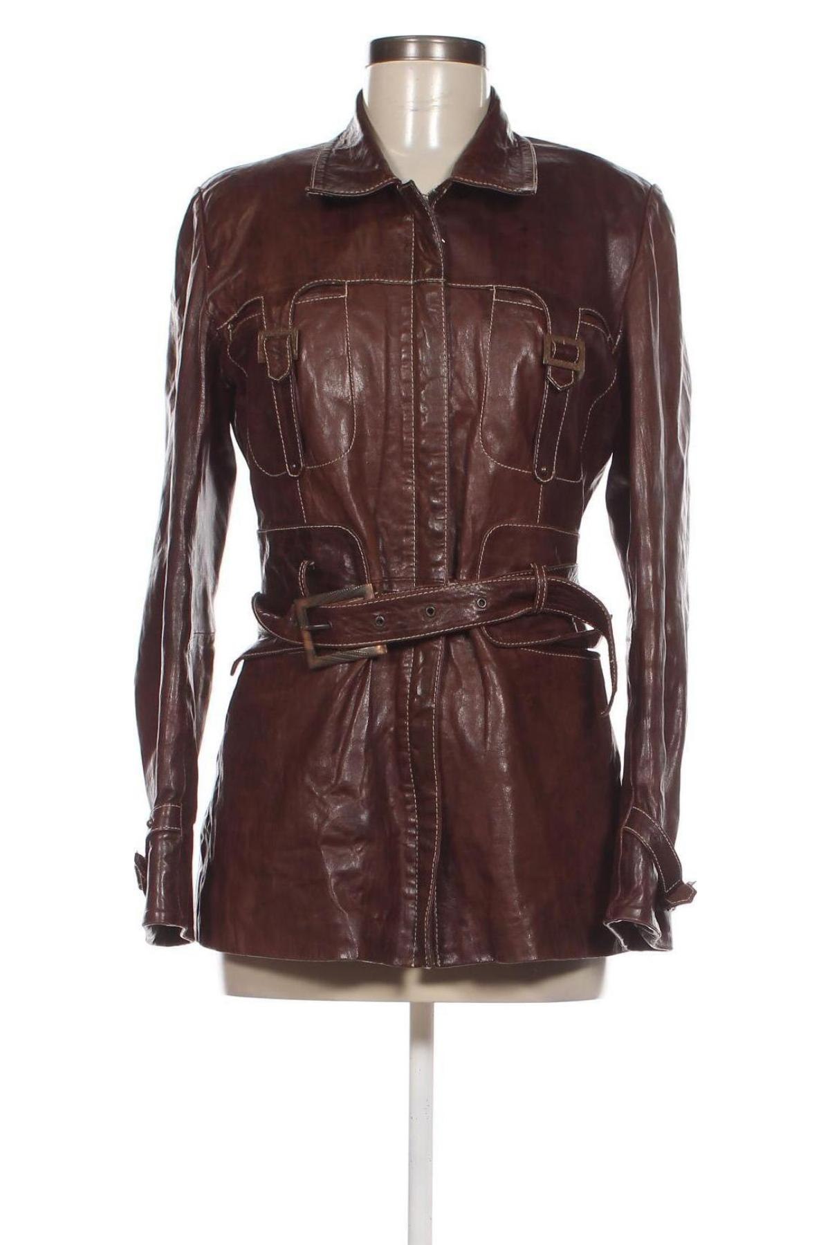 Damen Lederjacke TORI PRAVER, Größe M, Farbe Braun, Preis € 99,44