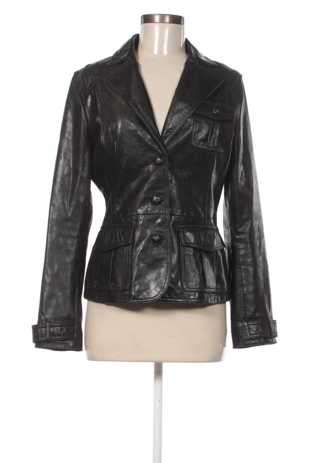 Damen Lederjacke Tom Tailor, Größe M, Farbe Schwarz, Preis € 73,15