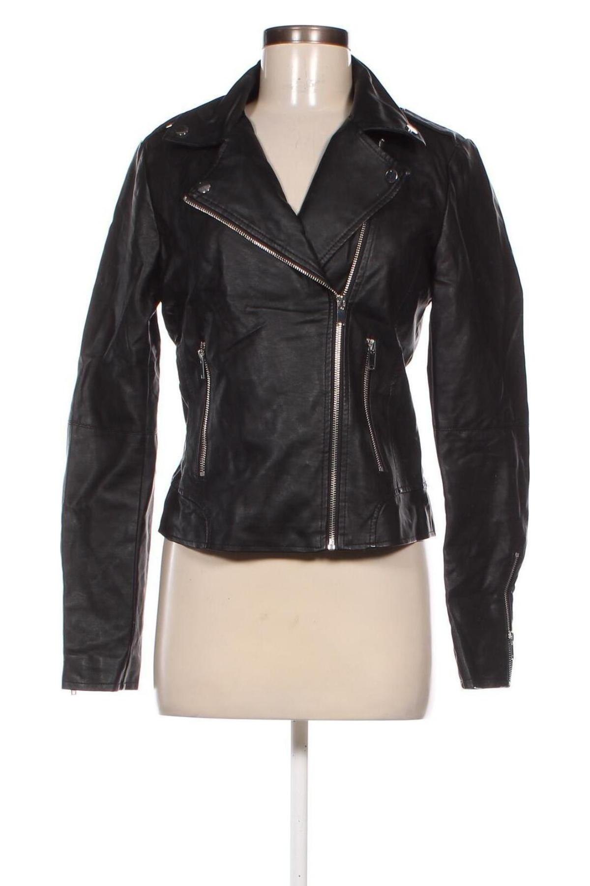 Damen Lederjacke VILA, Größe S, Farbe Schwarz, Preis € 13,41