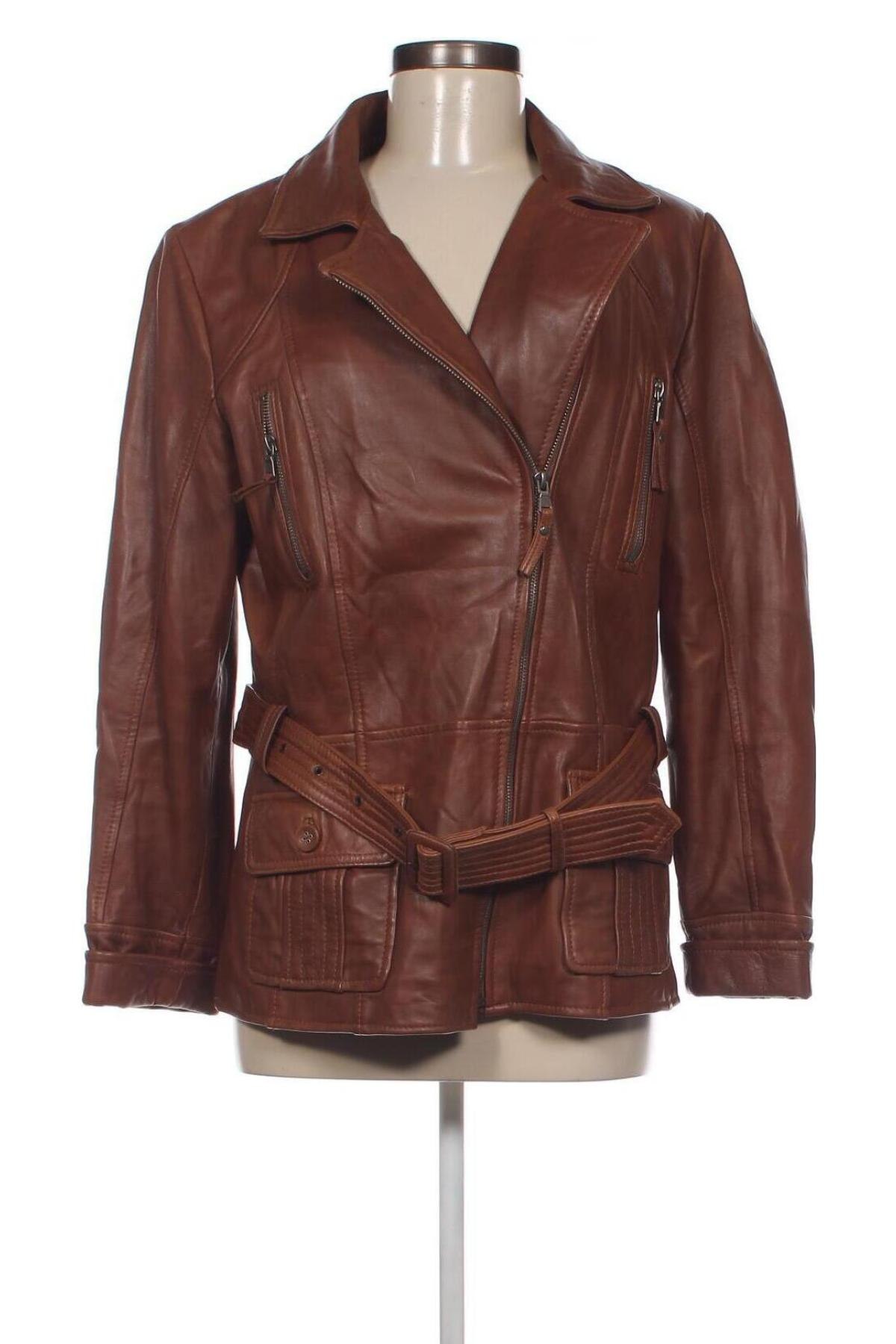 Damen Lederjacke Yessica, Größe L, Farbe Braun, Preis 48,40 €