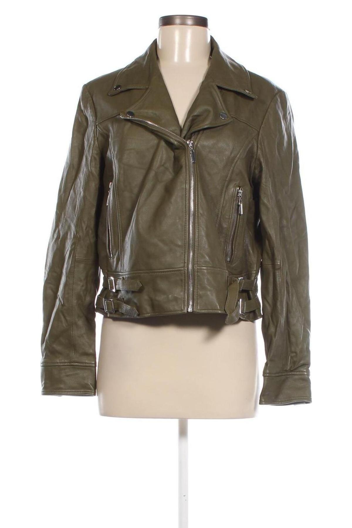 Damen Lederjacke Yessica, Größe L, Farbe Grün, Preis € 74,46