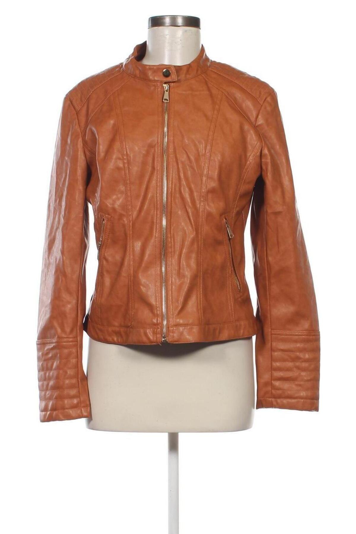 Damen Lederjacke Zabaione, Größe M, Farbe Braun, Preis 21,92 €