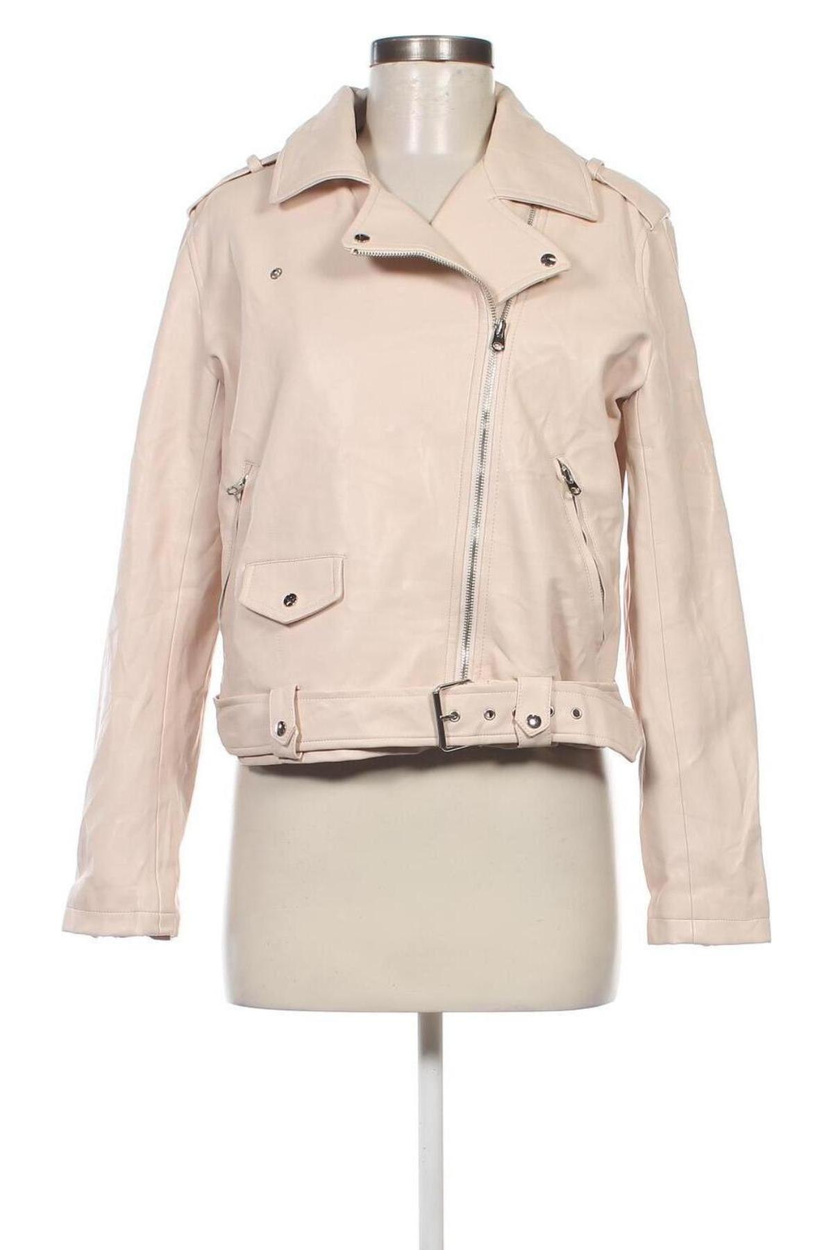 Damen Lederjacke Zara, Größe XL, Farbe Rosa, Preis 18,54 €