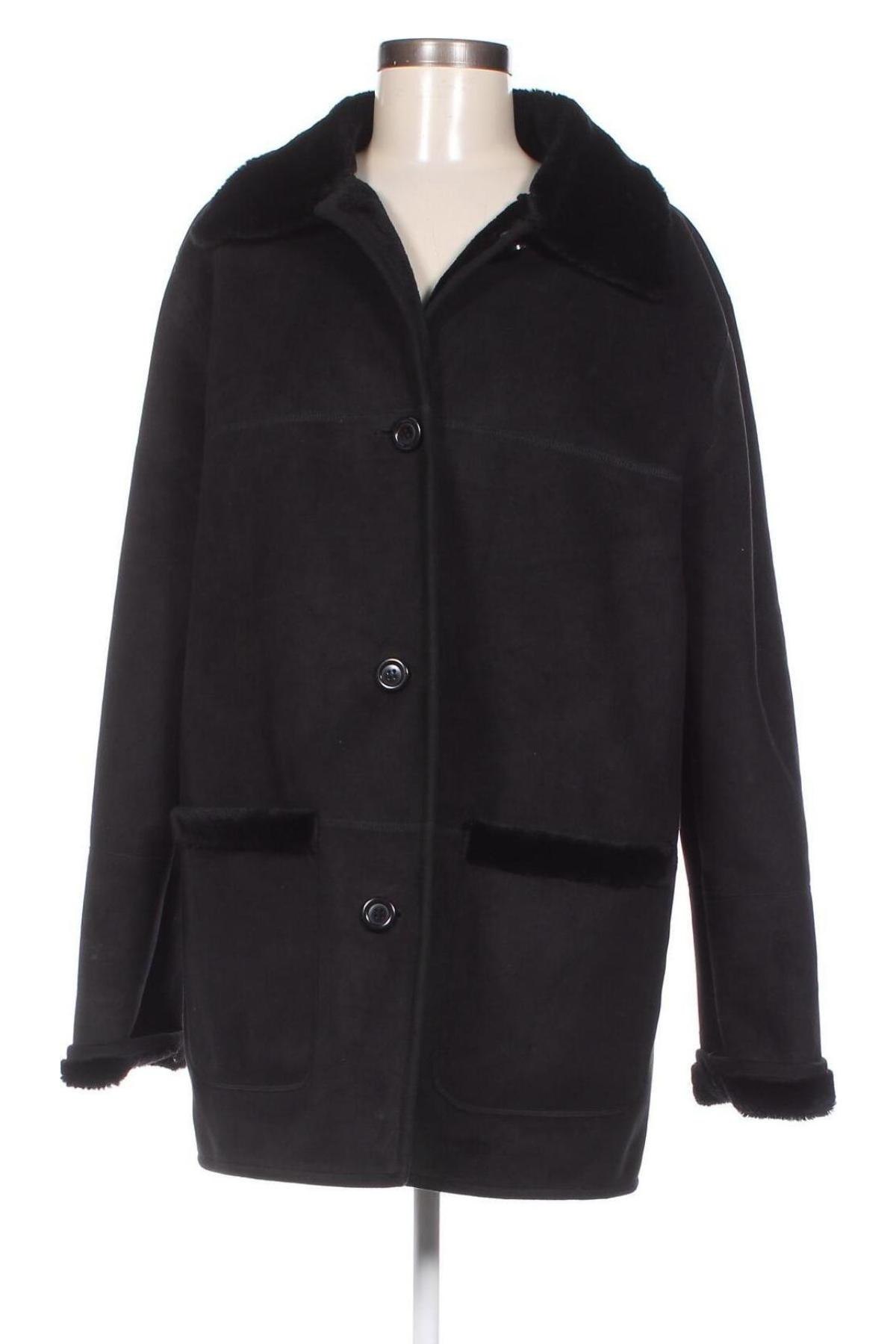 Дамско палто, Размер L, Цвят Черен, Цена 59,92 лв.
