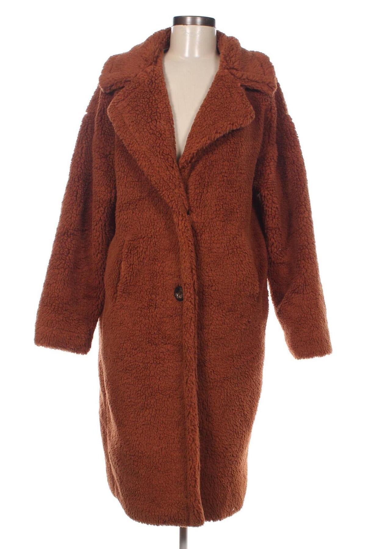 Дамско палто, Размер M, Цвят Оранжев, Цена 63,13 лв.