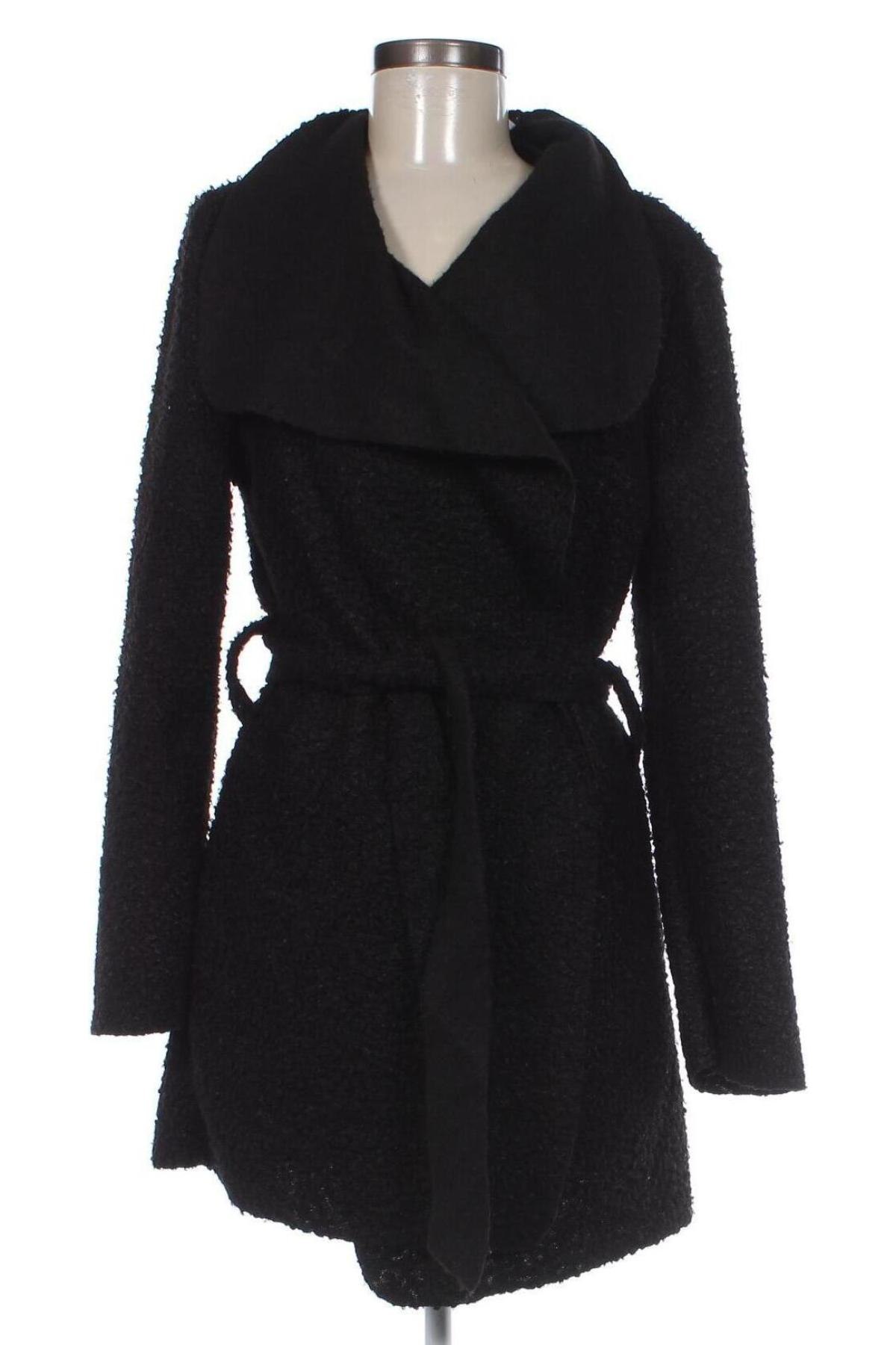 Дамско палто, Размер M, Цвят Черен, Цена 28,80 лв.