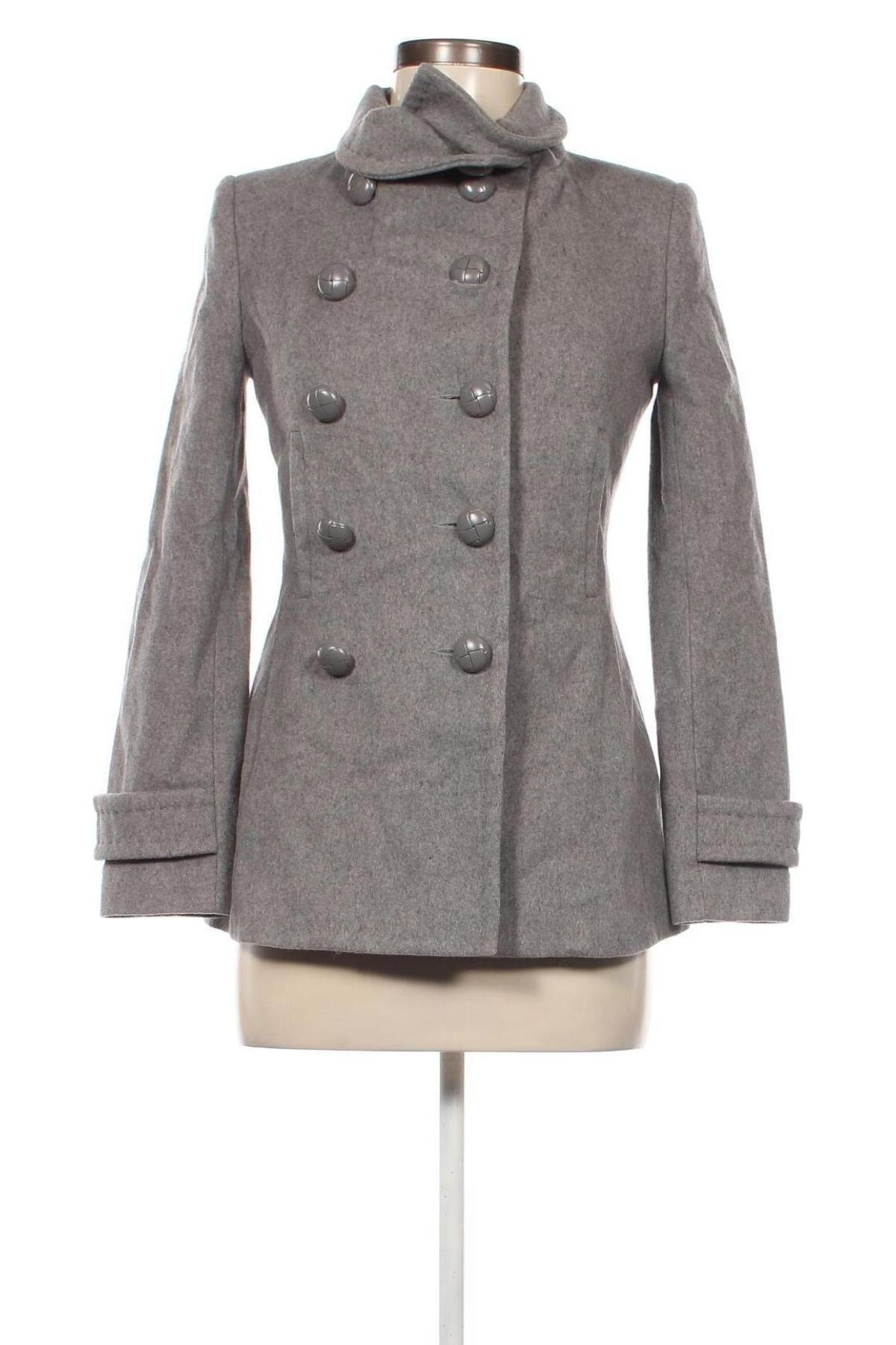 Γυναικείο παλτό, Μέγεθος XXS, Χρώμα Γκρί, Τιμή 39,71 €