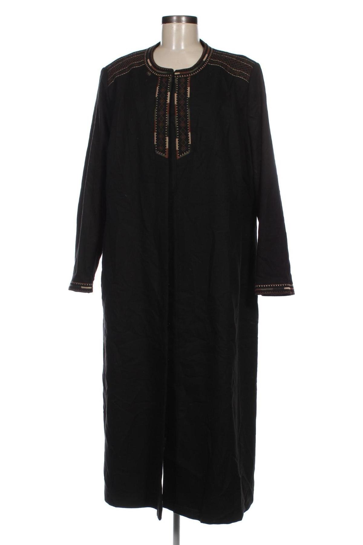 Γυναικείο παλτό, Μέγεθος 5XL, Χρώμα Μαύρο, Τιμή 43,02 €