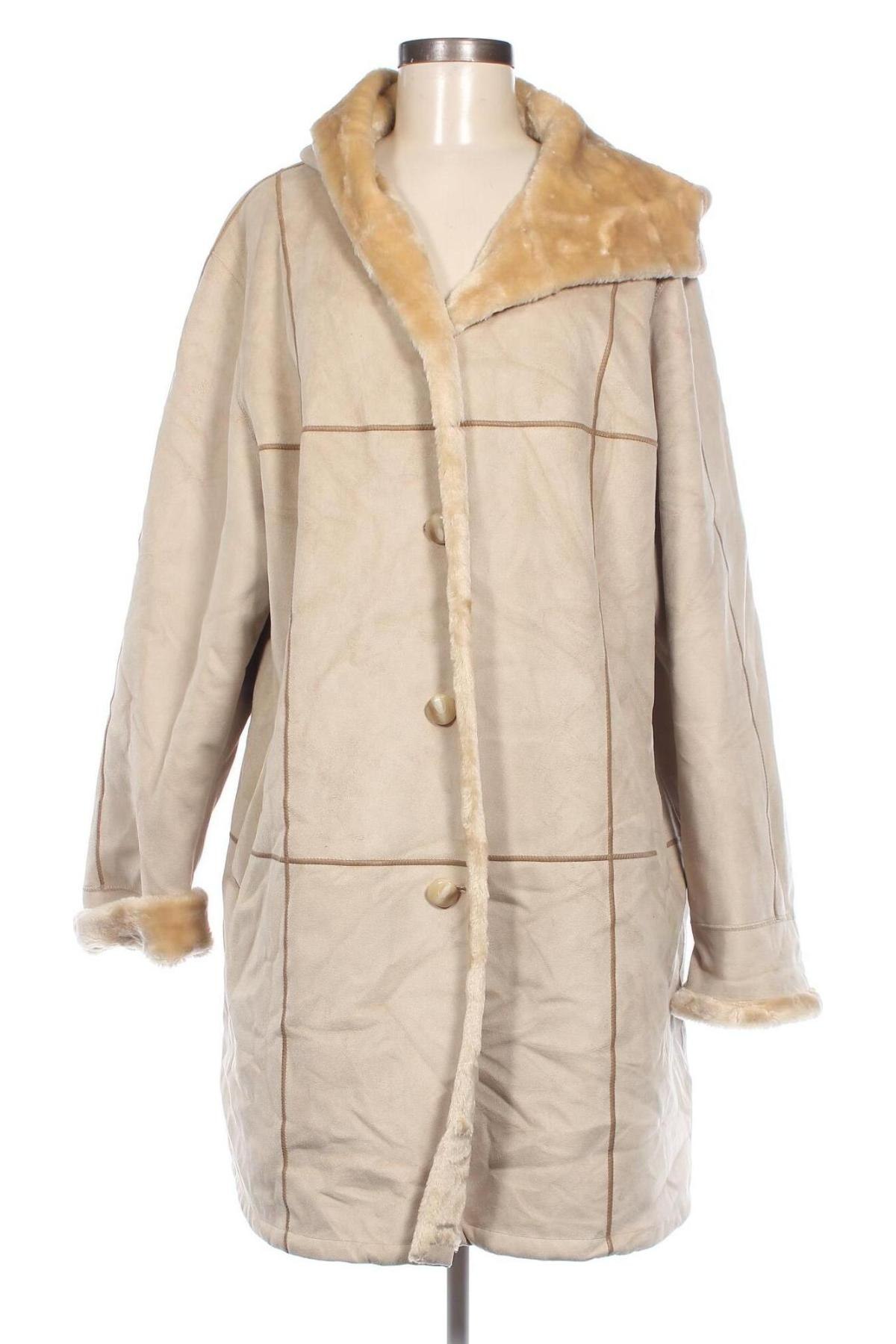 Γυναικείο παλτό, Μέγεθος L, Χρώμα  Μπέζ, Τιμή 37,07 €