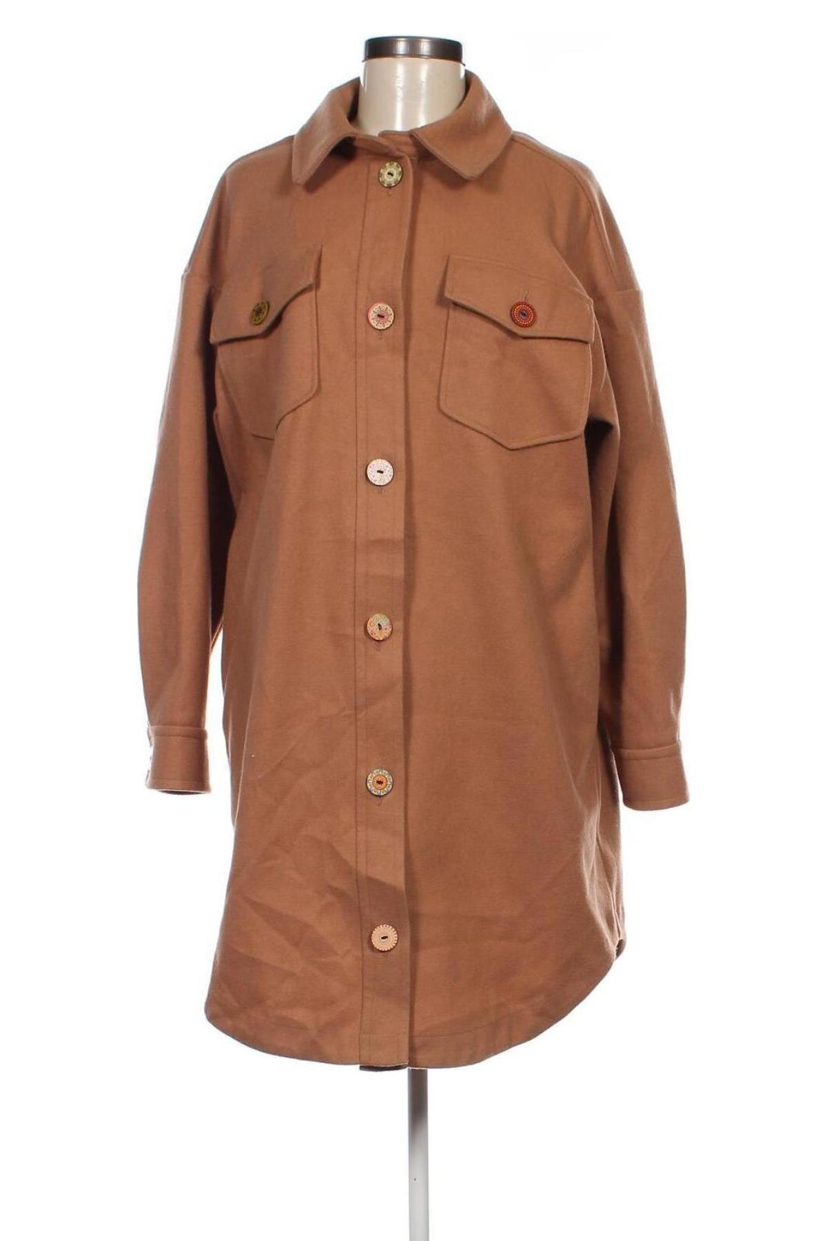 Γυναικείο παλτό, Μέγεθος XL, Χρώμα  Μπέζ, Τιμή 36,40 €