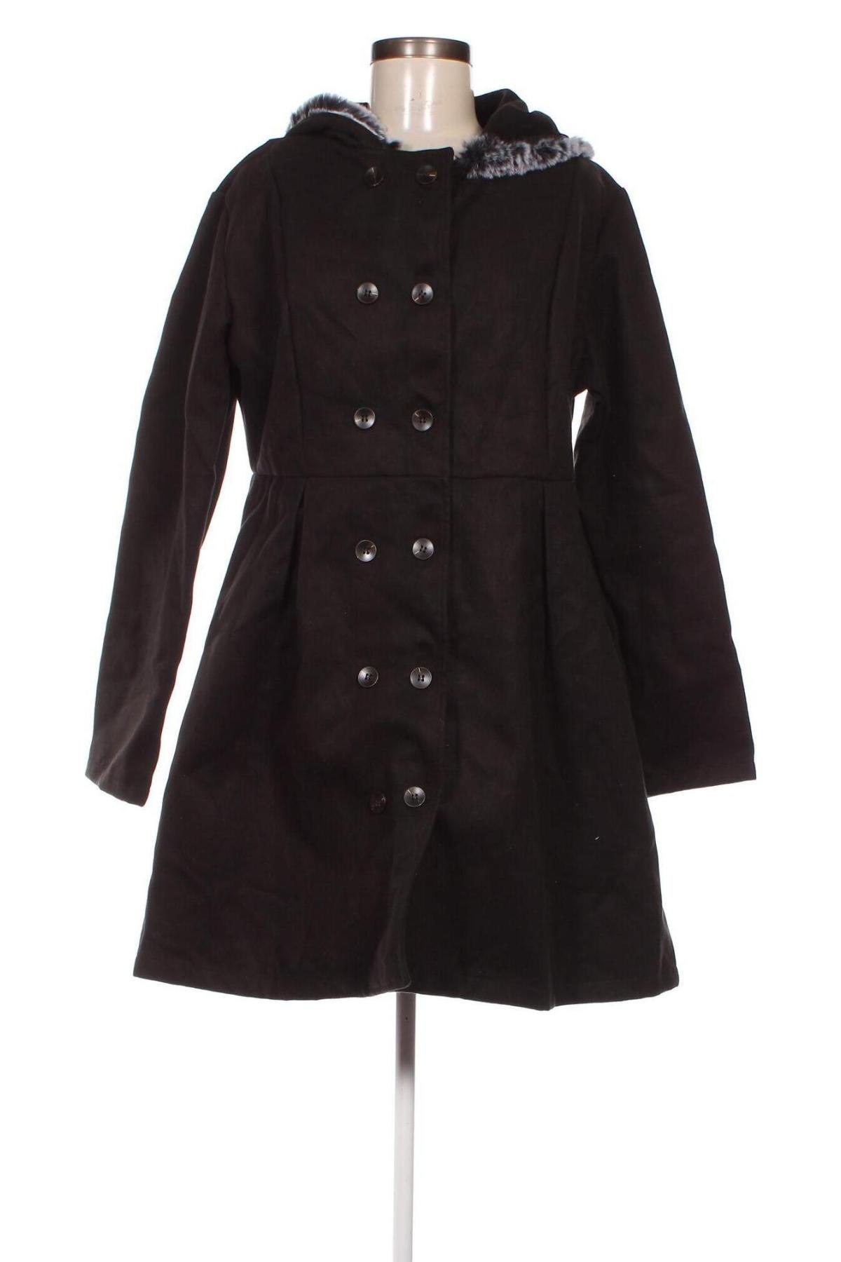 Γυναικείο παλτό, Μέγεθος XL, Χρώμα Μαύρο, Τιμή 19,80 €