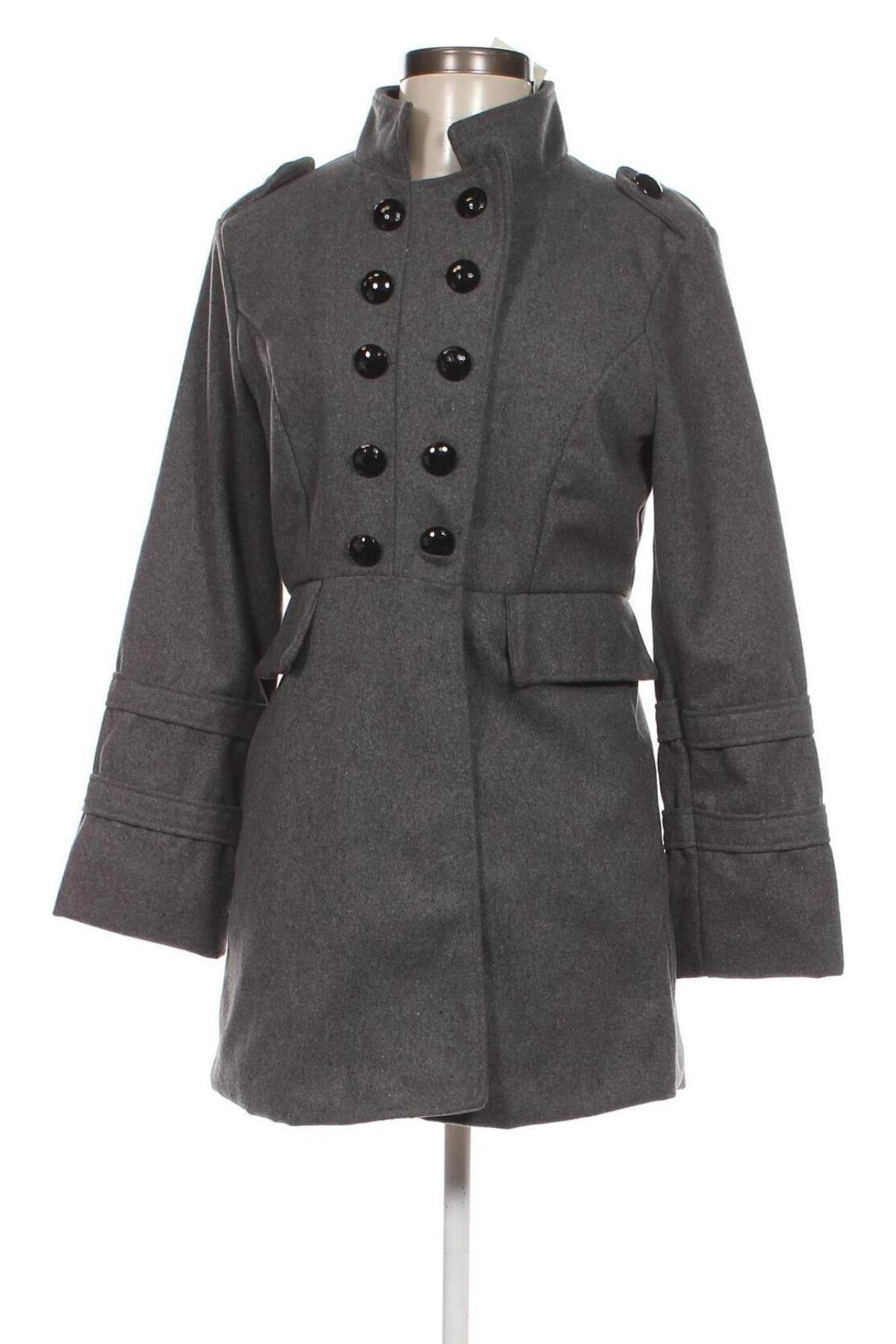 Дамско палто, Размер M, Цвят Сив, Цена 129,03 лв.