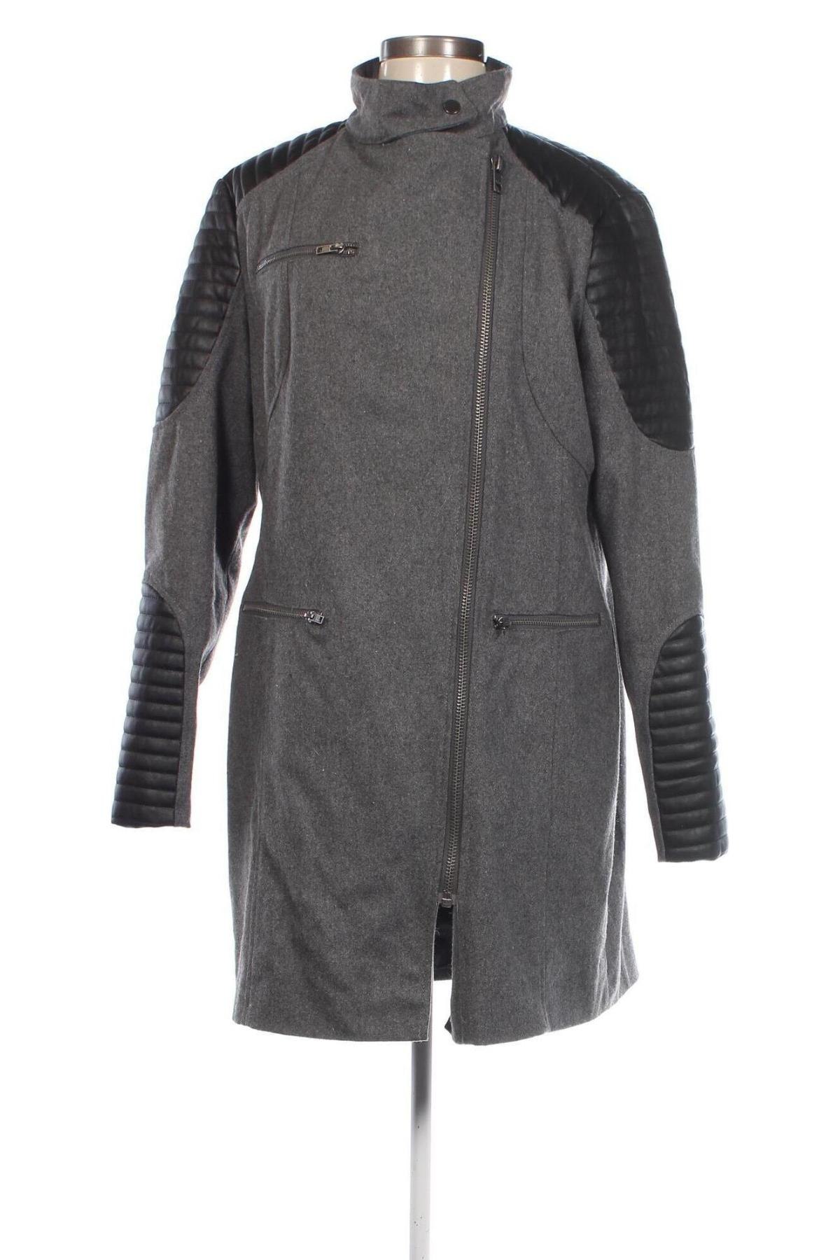 Дамско палто ASOS, Размер L, Цвят Сив, Цена 76,25 лв.