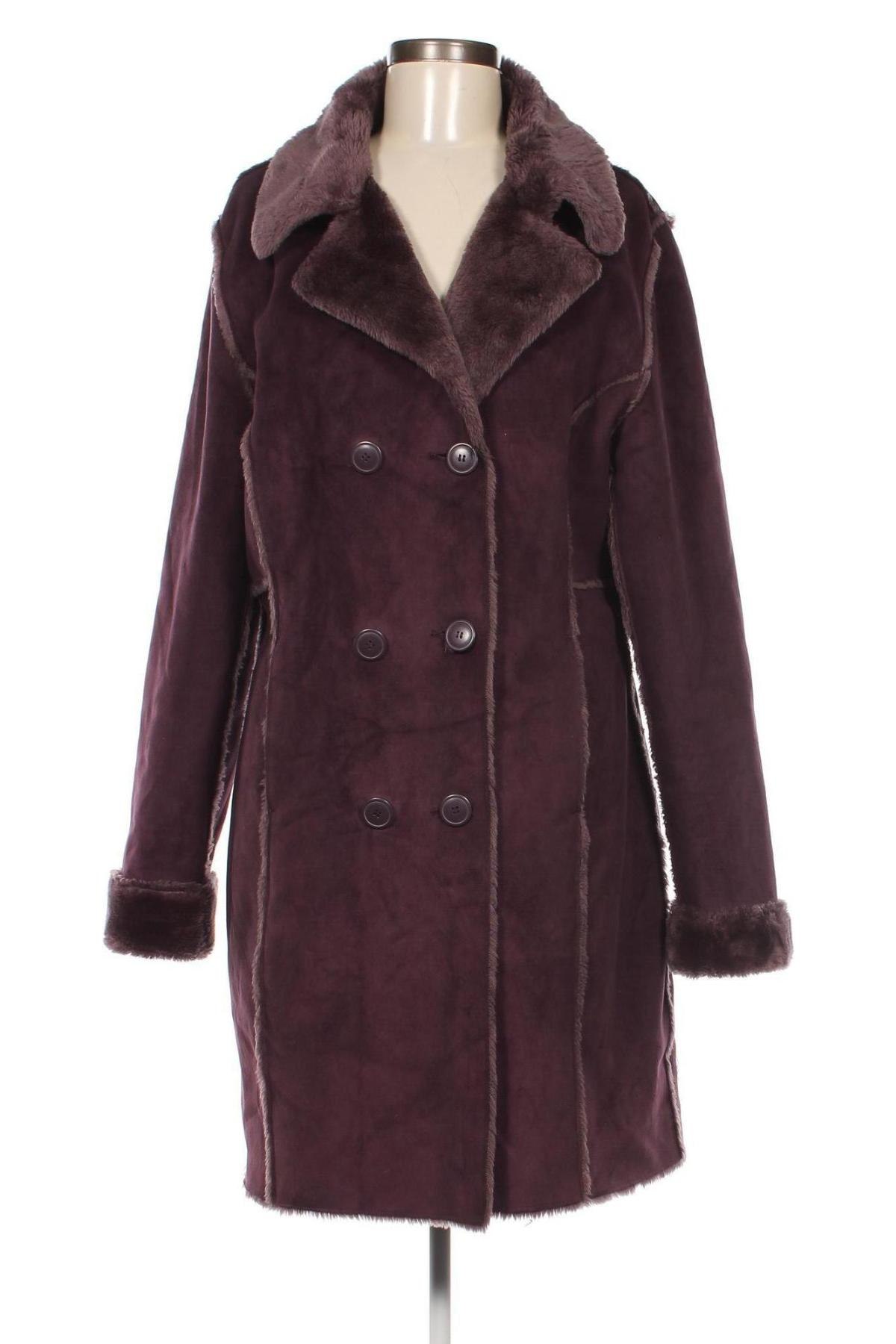 Дамско палто Biaggini, Размер XL, Цвят Лилав, Цена 66,34 лв.