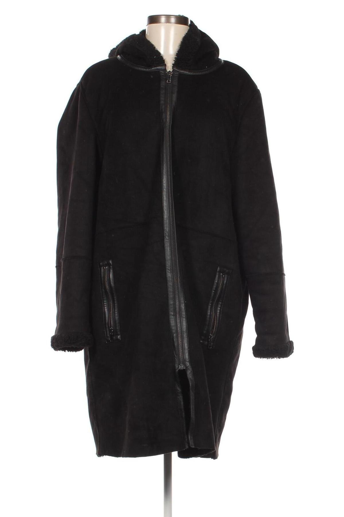 Дамско палто C&A, Размер XL, Цвят Черен, Цена 63,13 лв.