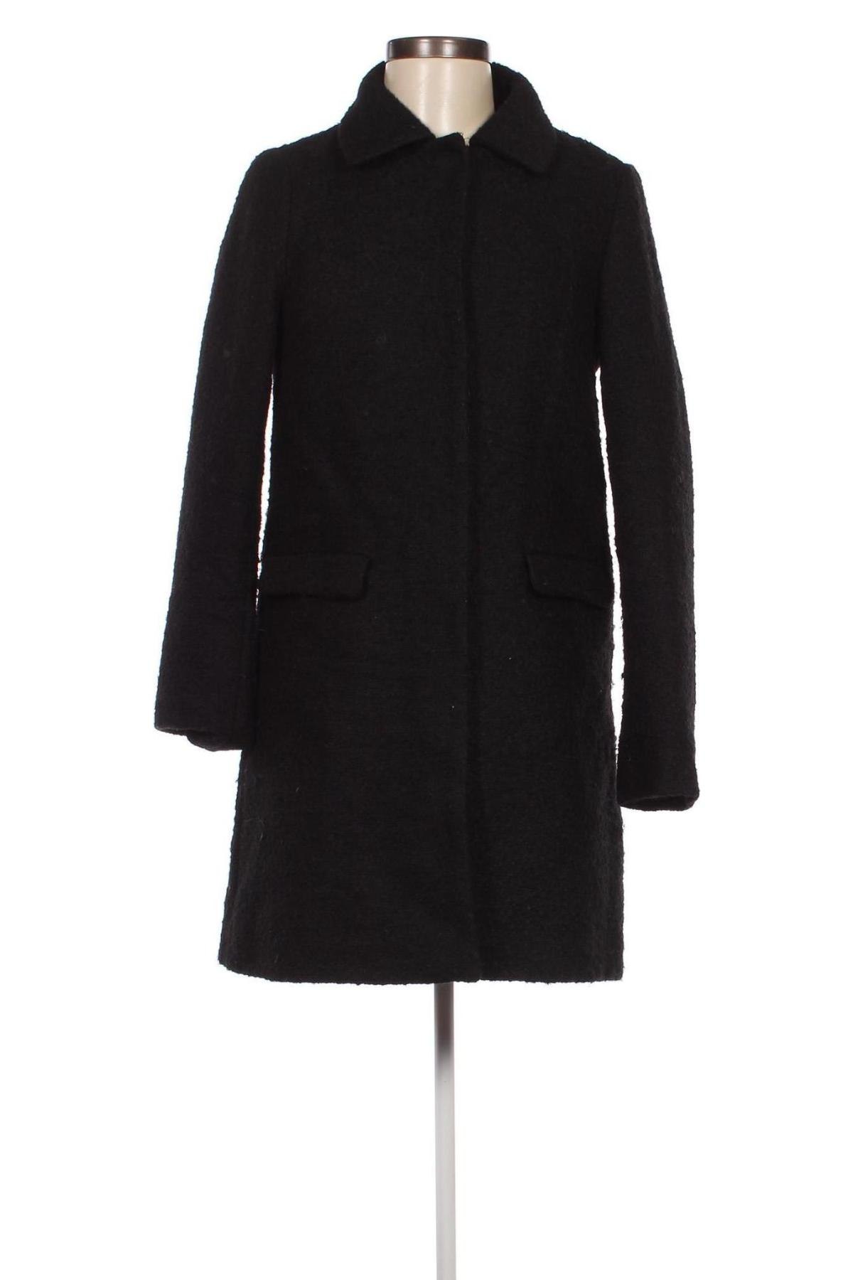 Γυναικείο παλτό Clockhouse, Μέγεθος S, Χρώμα Μαύρο, Τιμή 39,05 €
