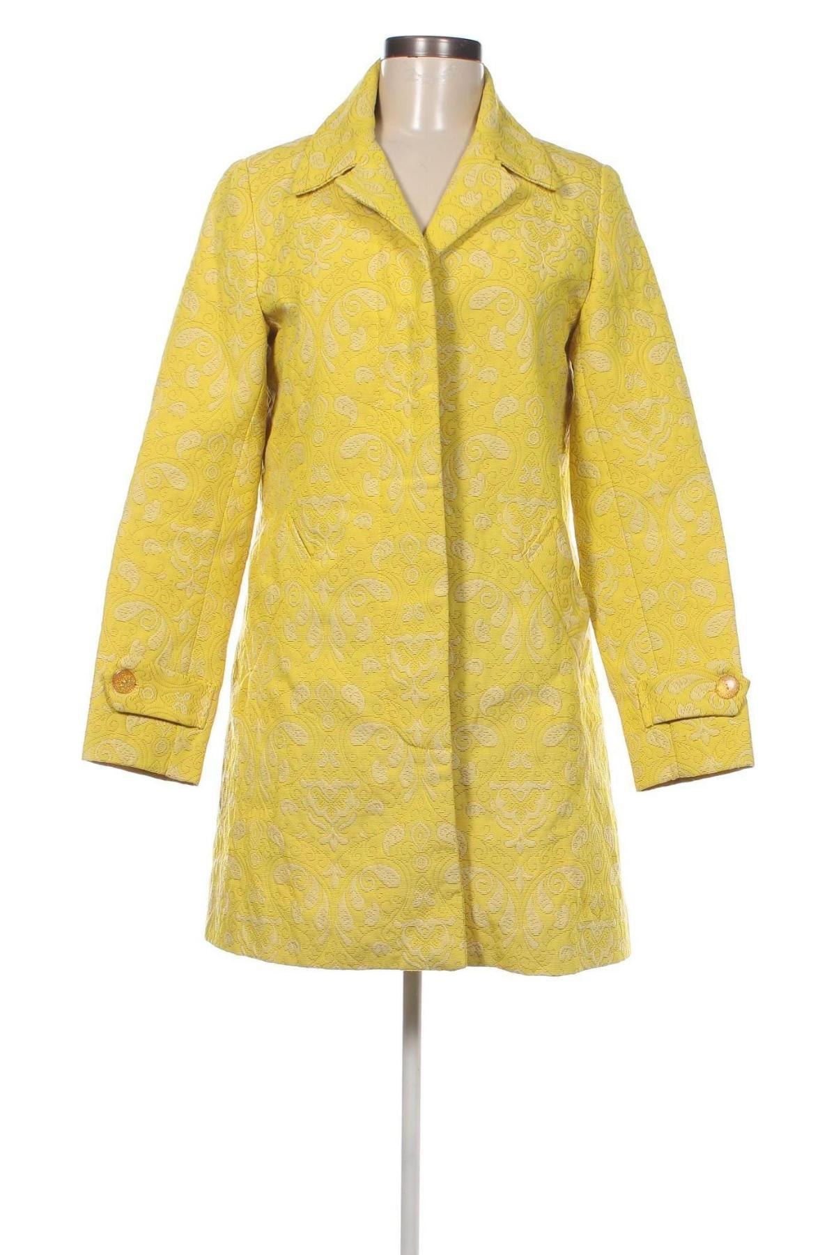 Γυναικείο παλτό Desigual, Μέγεθος M, Χρώμα Κίτρινο, Τιμή 55,05 €