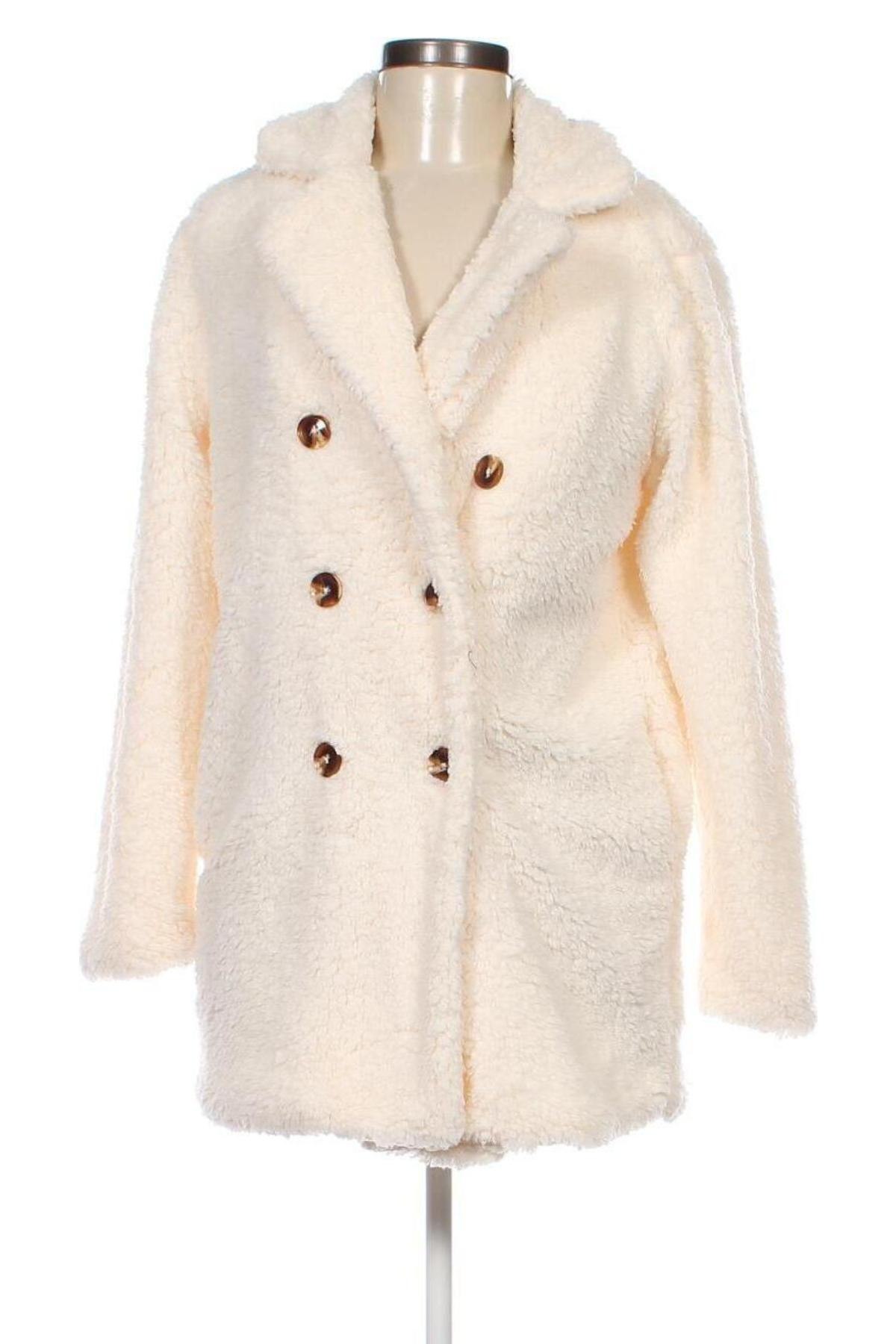 Дамско палто Eilly Bazar, Размер S, Цвят Екрю, Цена 59,92 лв.
