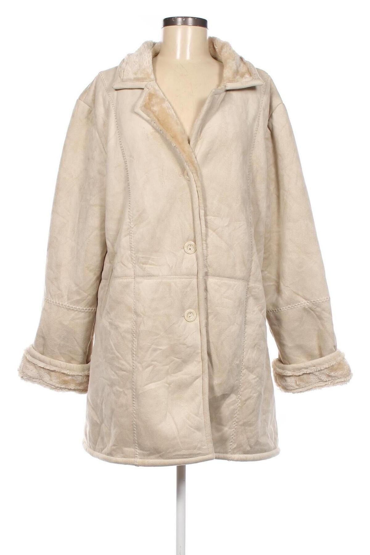 Дамско палто Gabriella Vicenza, Размер XXL, Цвят Екрю, Цена 64,20 лв.