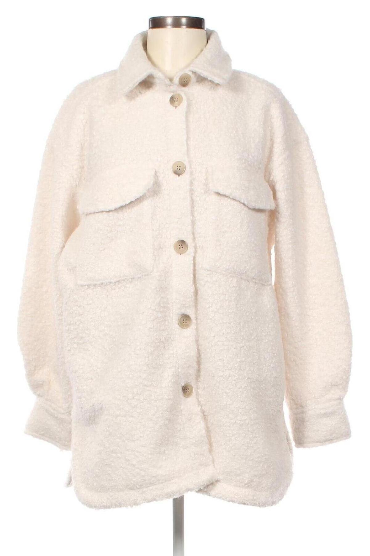 Dámský kabát  H&M, Velikost L, Barva Bílá, Cena  1 058,00 Kč
