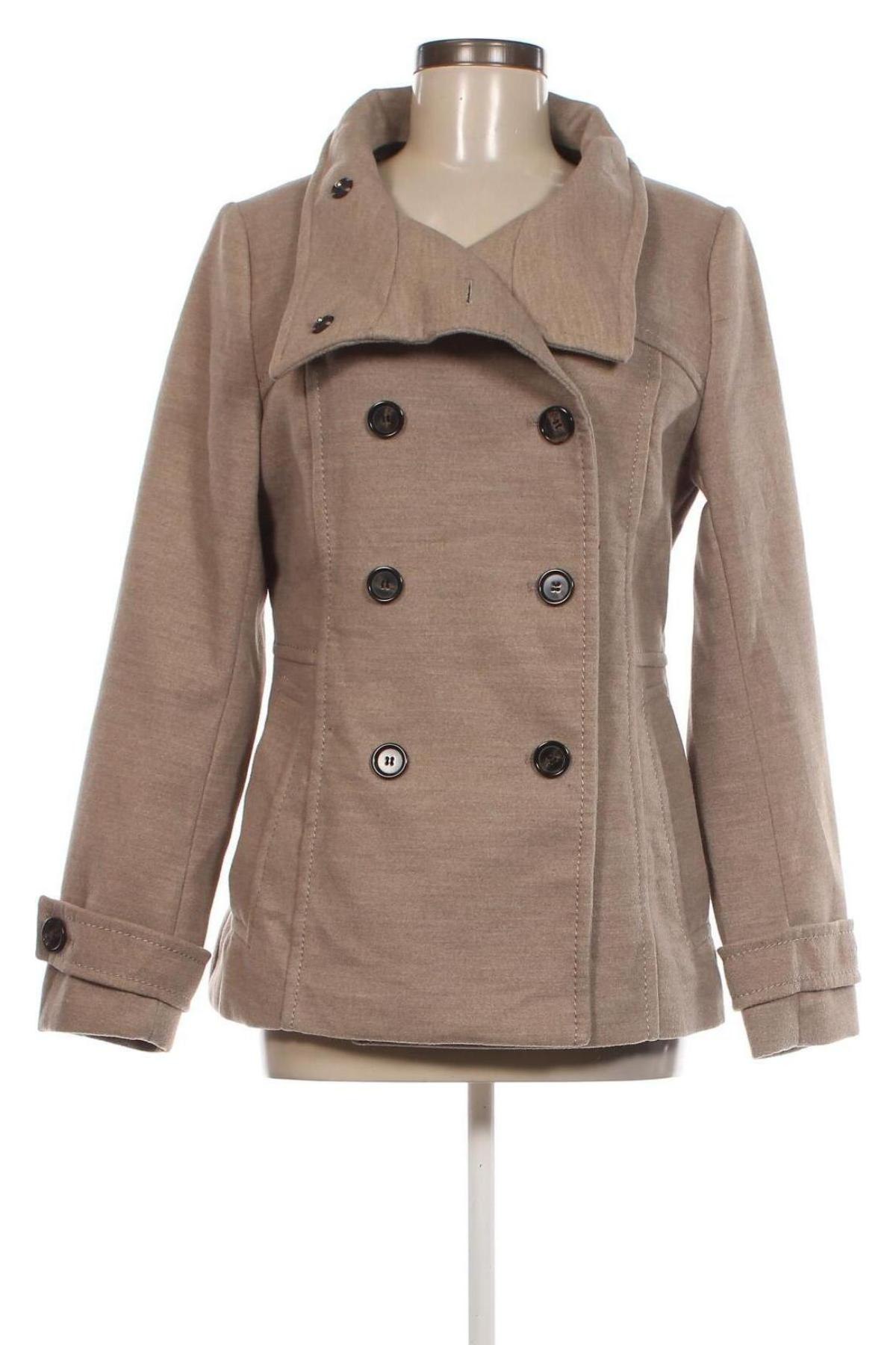 Γυναικείο παλτό H&M, Μέγεθος L, Χρώμα  Μπέζ, Τιμή 17,82 €