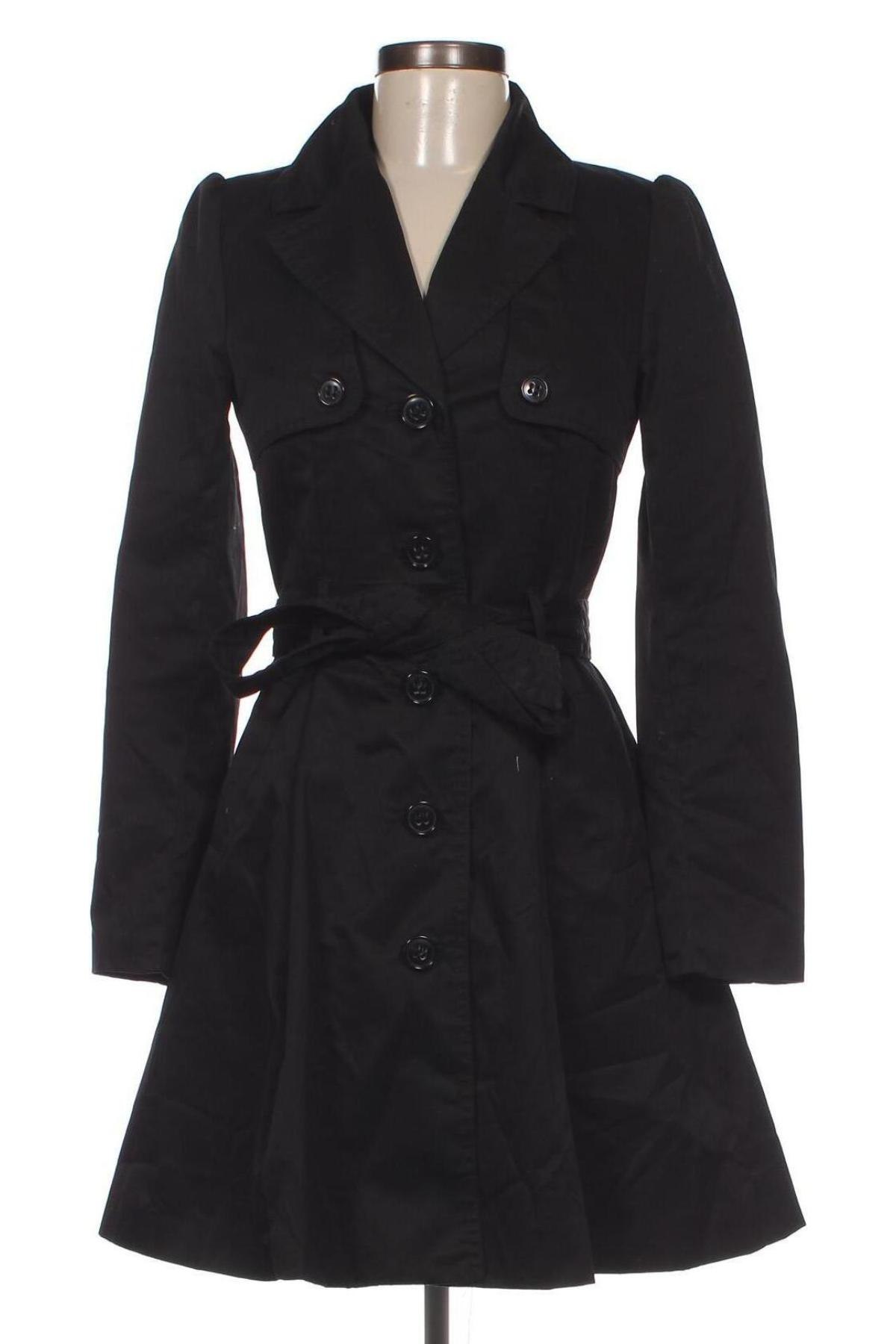 Γυναικείο παλτό H&M, Μέγεθος XS, Χρώμα Μαύρο, Τιμή 19,80 €