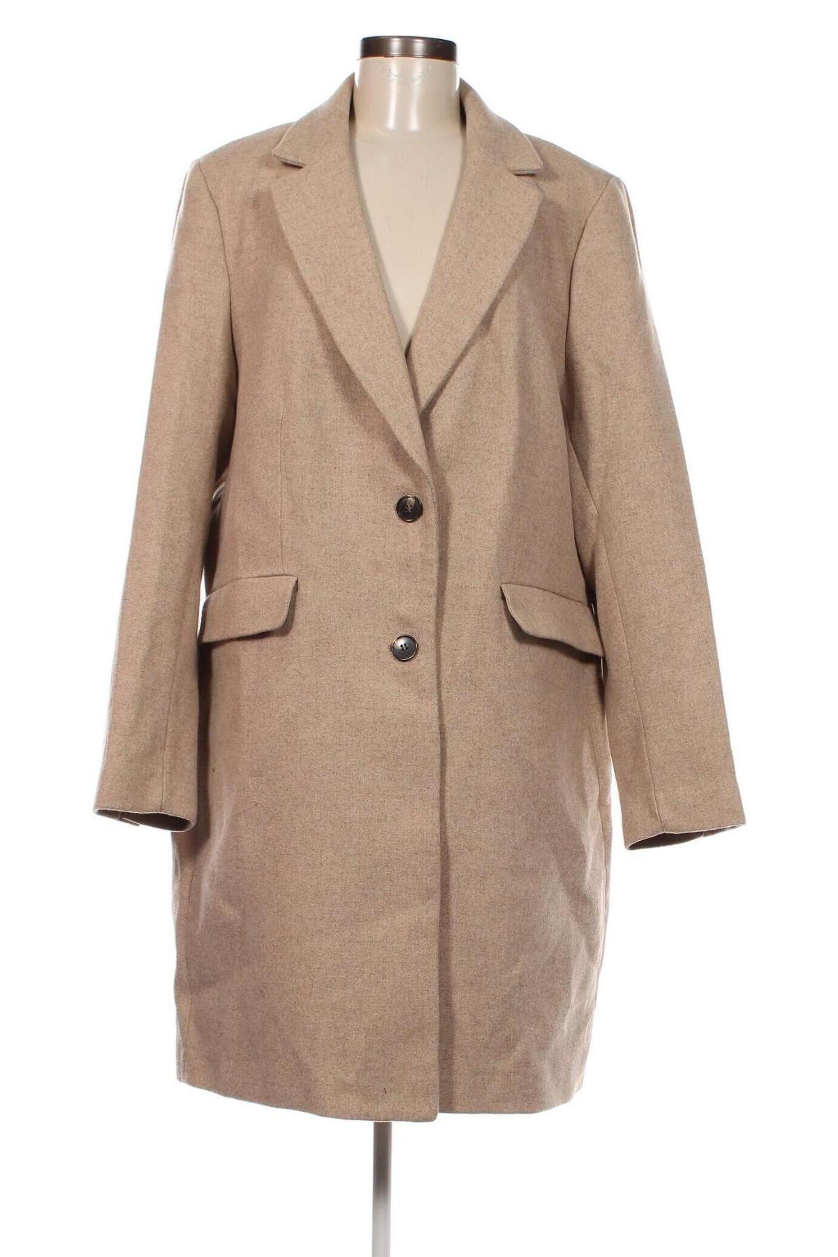 Damenmantel H&M, Größe XXL, Farbe Beige, Preis 52,12 €