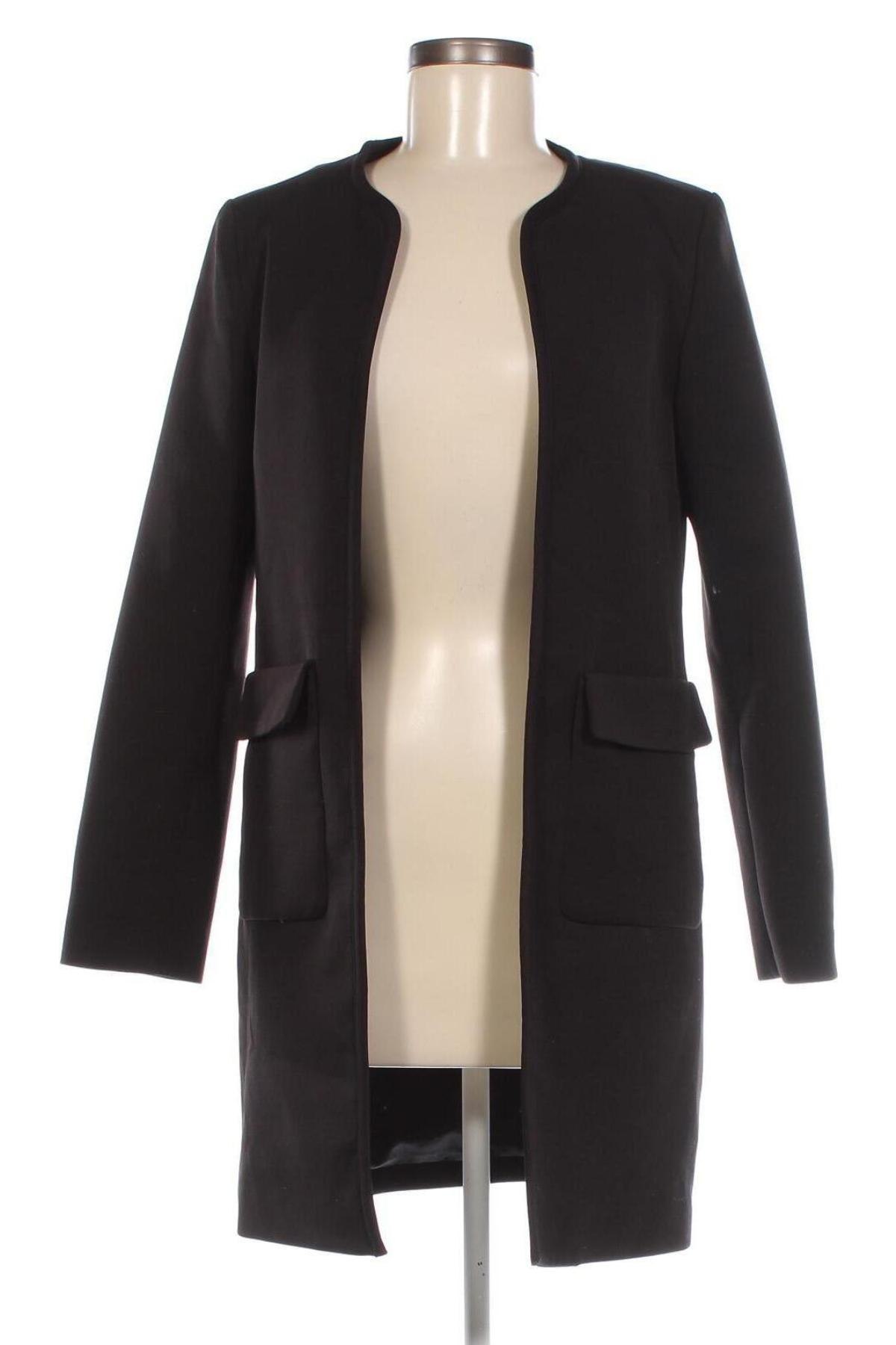 Dámský kabát  H&M, Velikost XS, Barva Černá, Cena  561,00 Kč