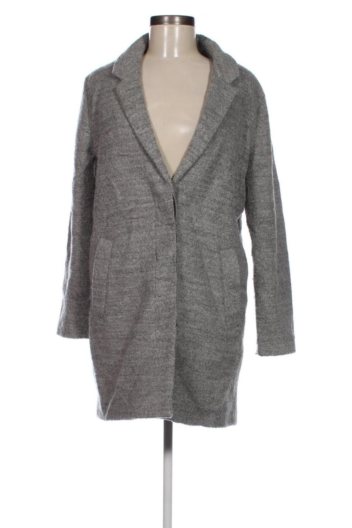 Дамско палто H&M Divided, Размер M, Цвят Сив, Цена 63,13 лв.