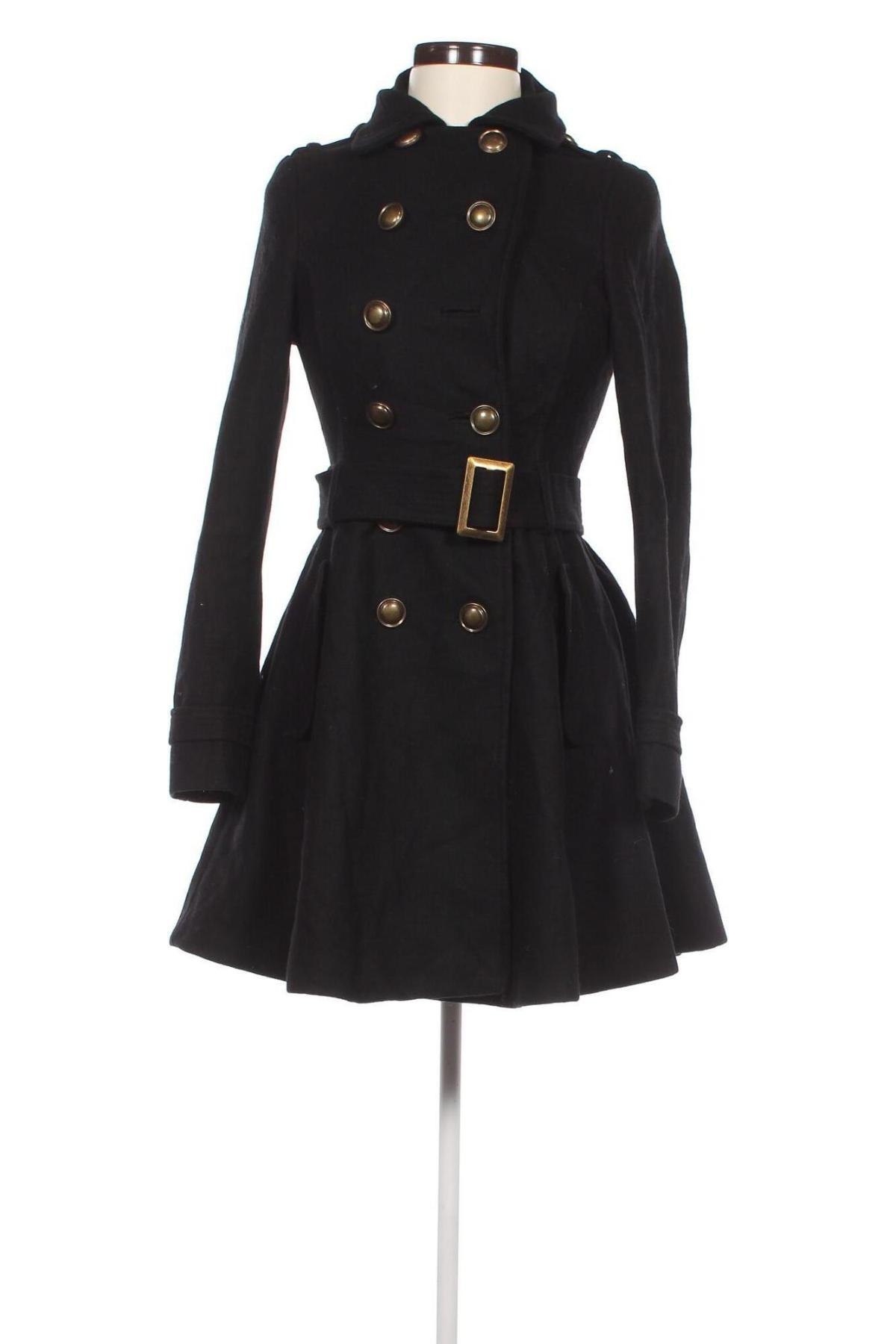 Palton de femei H&M Divided, Mărime XS, Culoare Negru, Preț 211,18 Lei