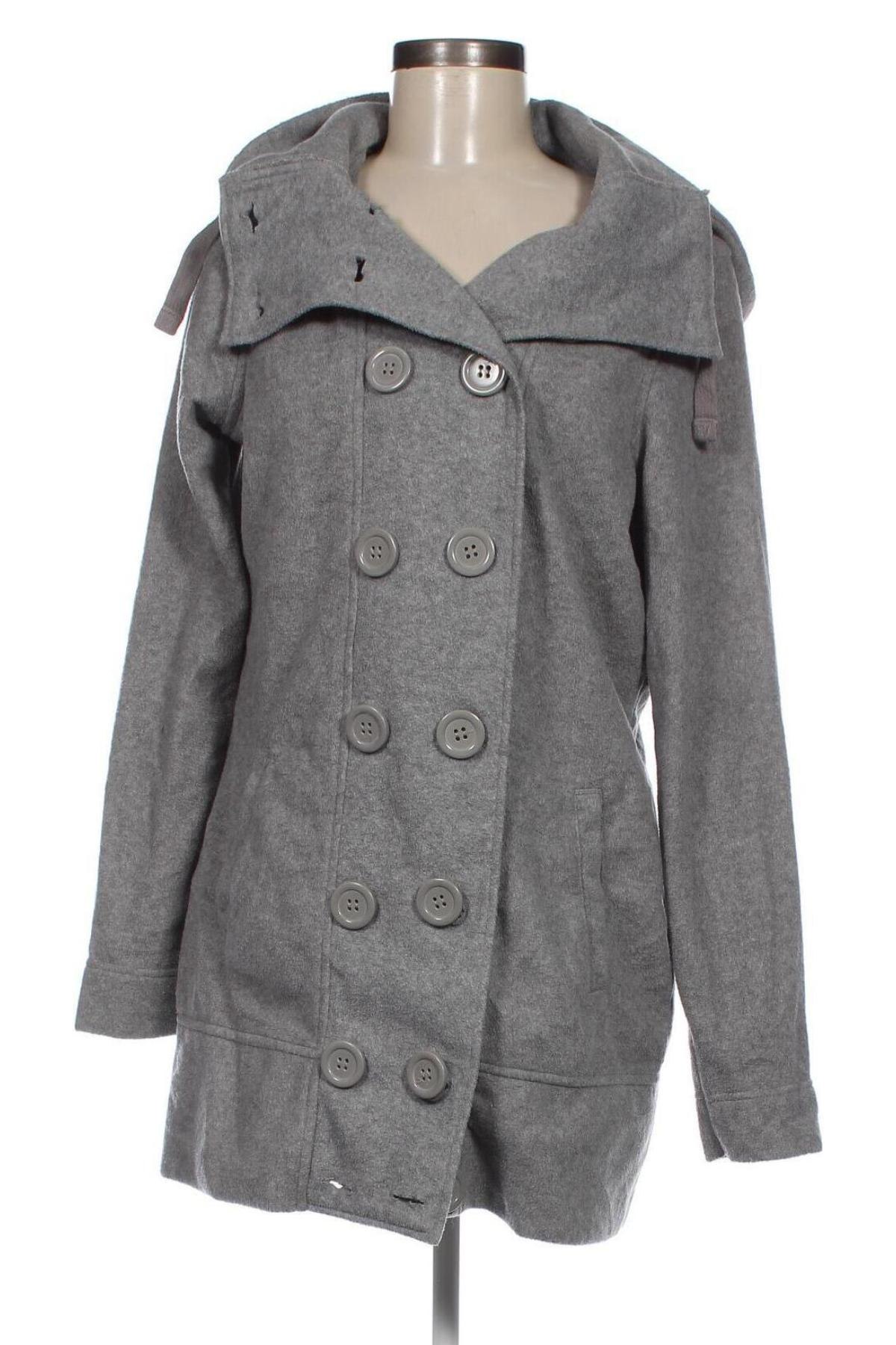 Дамско палто Janina, Размер L, Цвят Сив, Цена 63,13 лв.