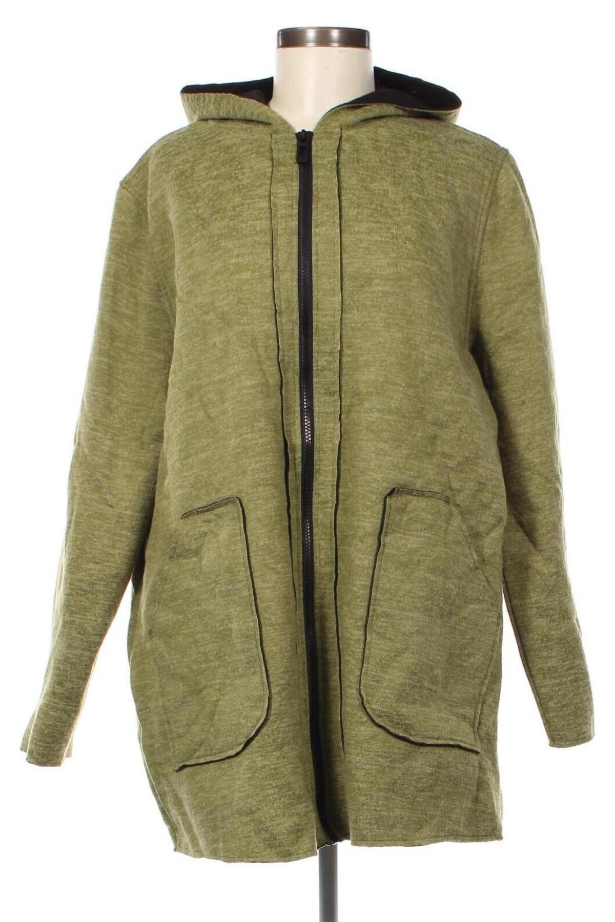 Γυναικείο παλτό Laura Torelli, Μέγεθος XL, Χρώμα Πράσινο, Τιμή 39,05 €
