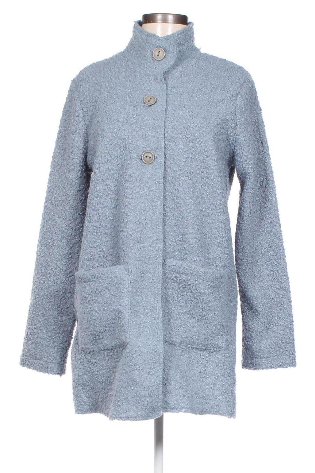 Дамско палто Laura Torelli, Размер S, Цвят Син, Цена 66,34 лв.