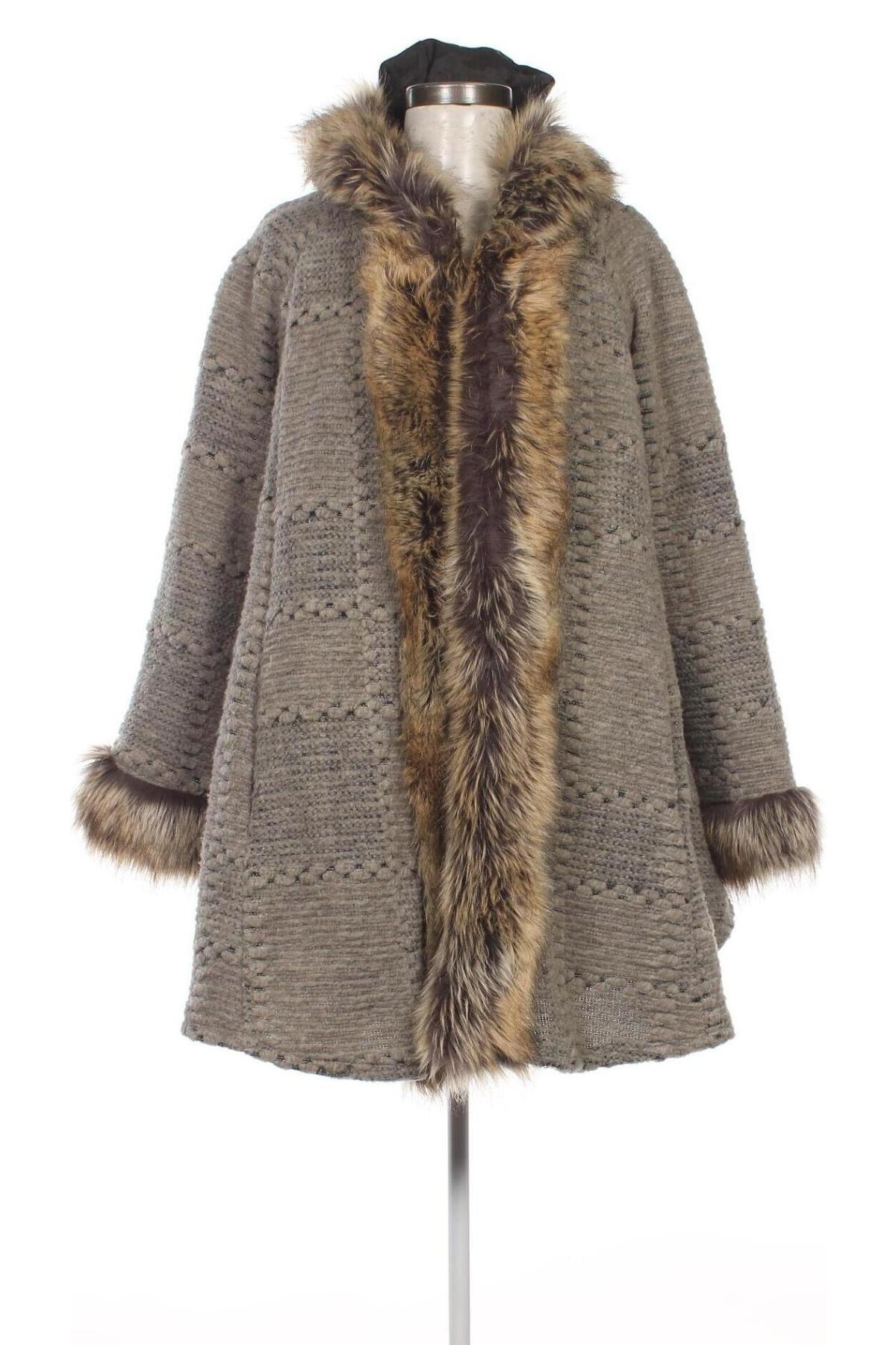 Γυναικείο παλτό Made In Italy, Μέγεθος S, Χρώμα  Μπέζ, Τιμή 39,05 €