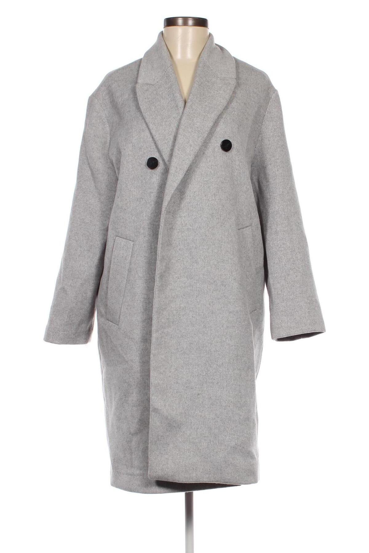 Дамско палто Mango, Размер M, Цвят Сив, Цена 60,77 лв.