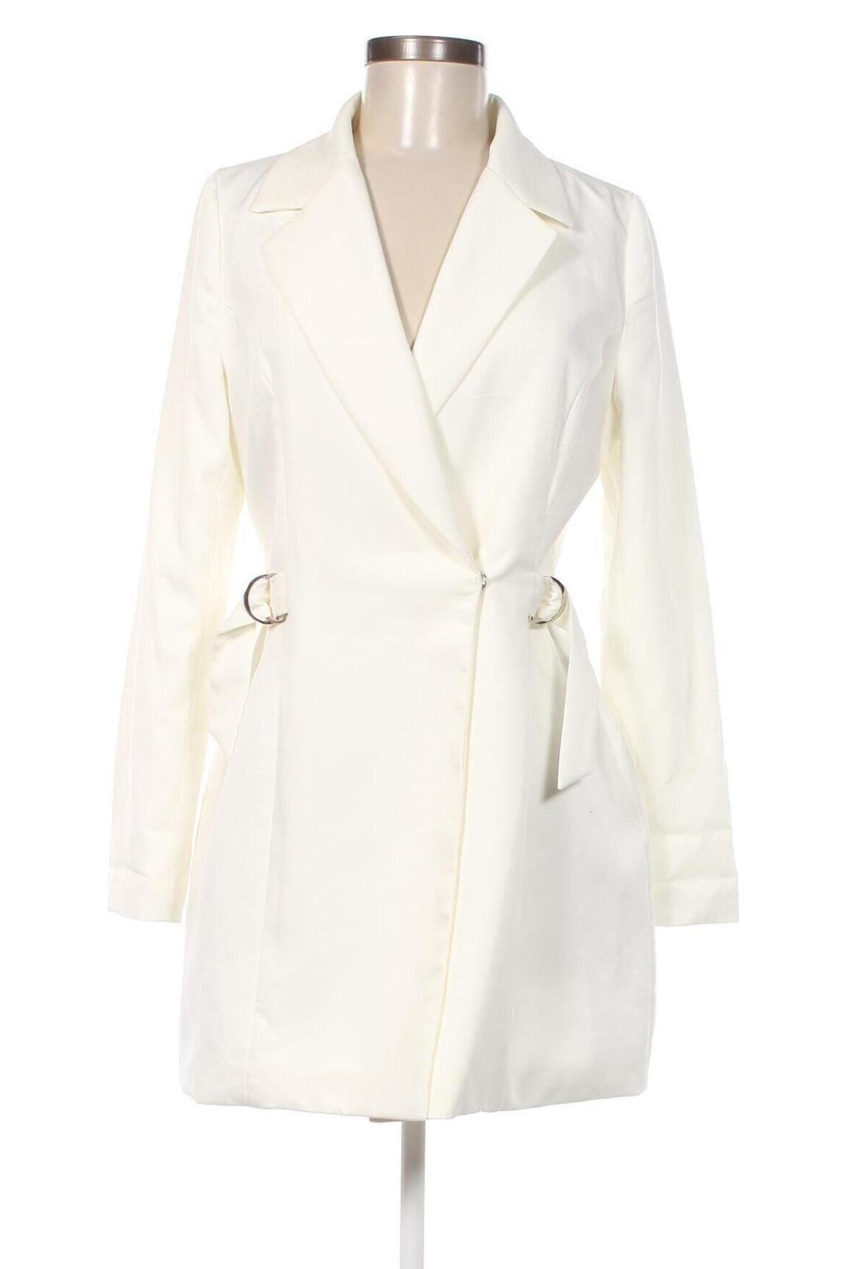 Γυναικείο παλτό Missguided, Μέγεθος M, Χρώμα Λευκό, Τιμή 24,09 €
