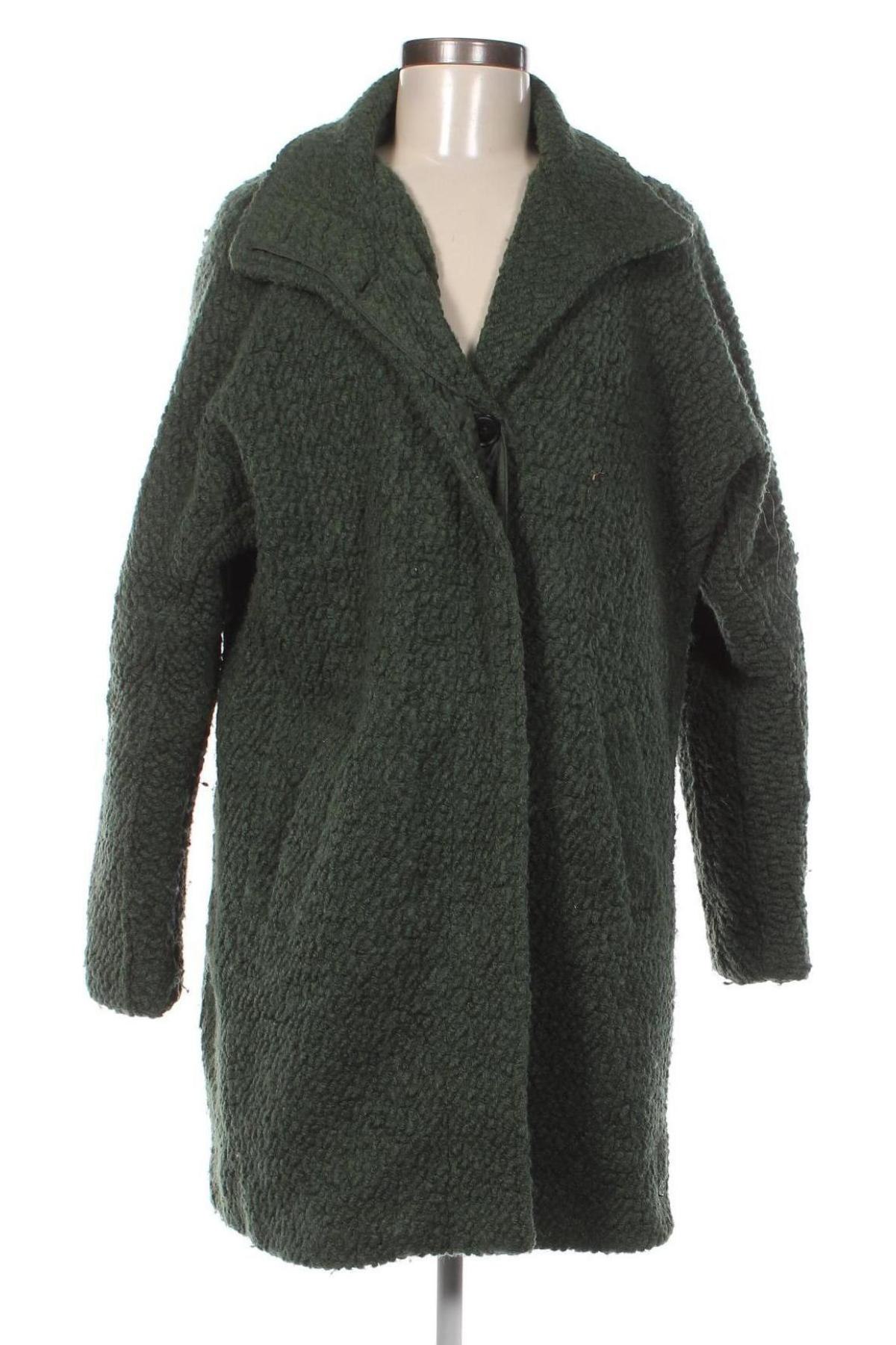 Дамско палто Numph, Размер M, Цвят Зелен, Цена 83,20 лв.