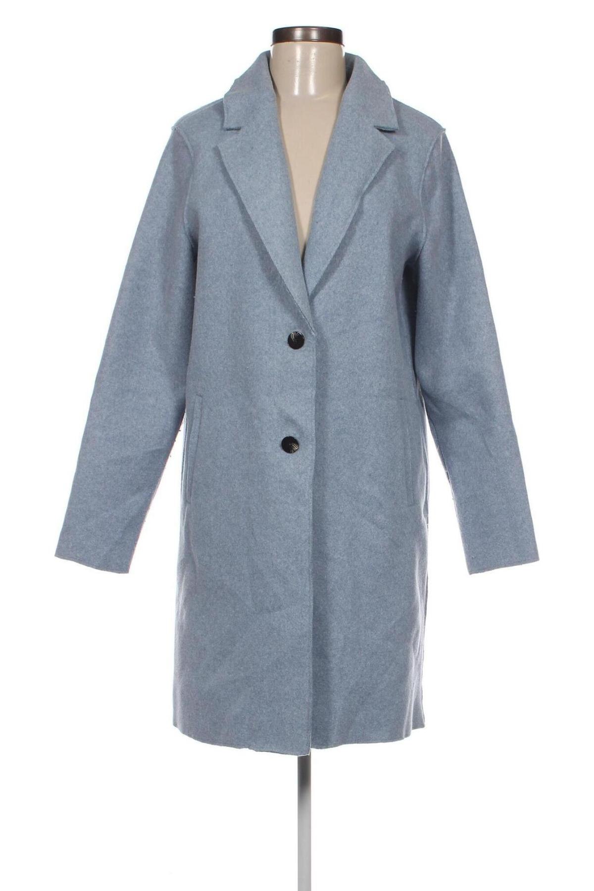 Γυναικείο παλτό ONLY, Μέγεθος M, Χρώμα Μπλέ, Τιμή 20,07 €