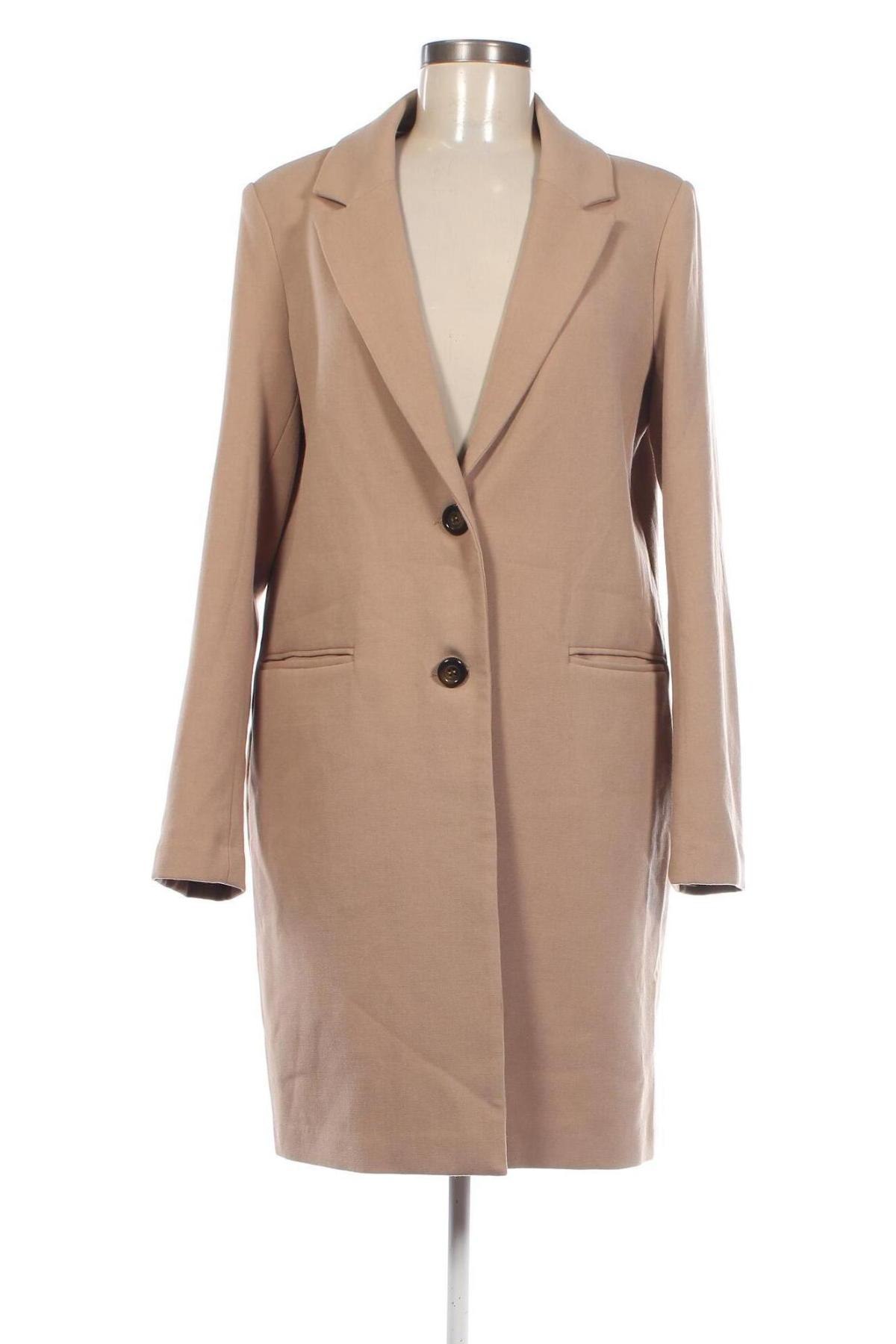 Дамско палто Oviesse, Размер S, Цвят Бежов, Цена 44,80 лв.