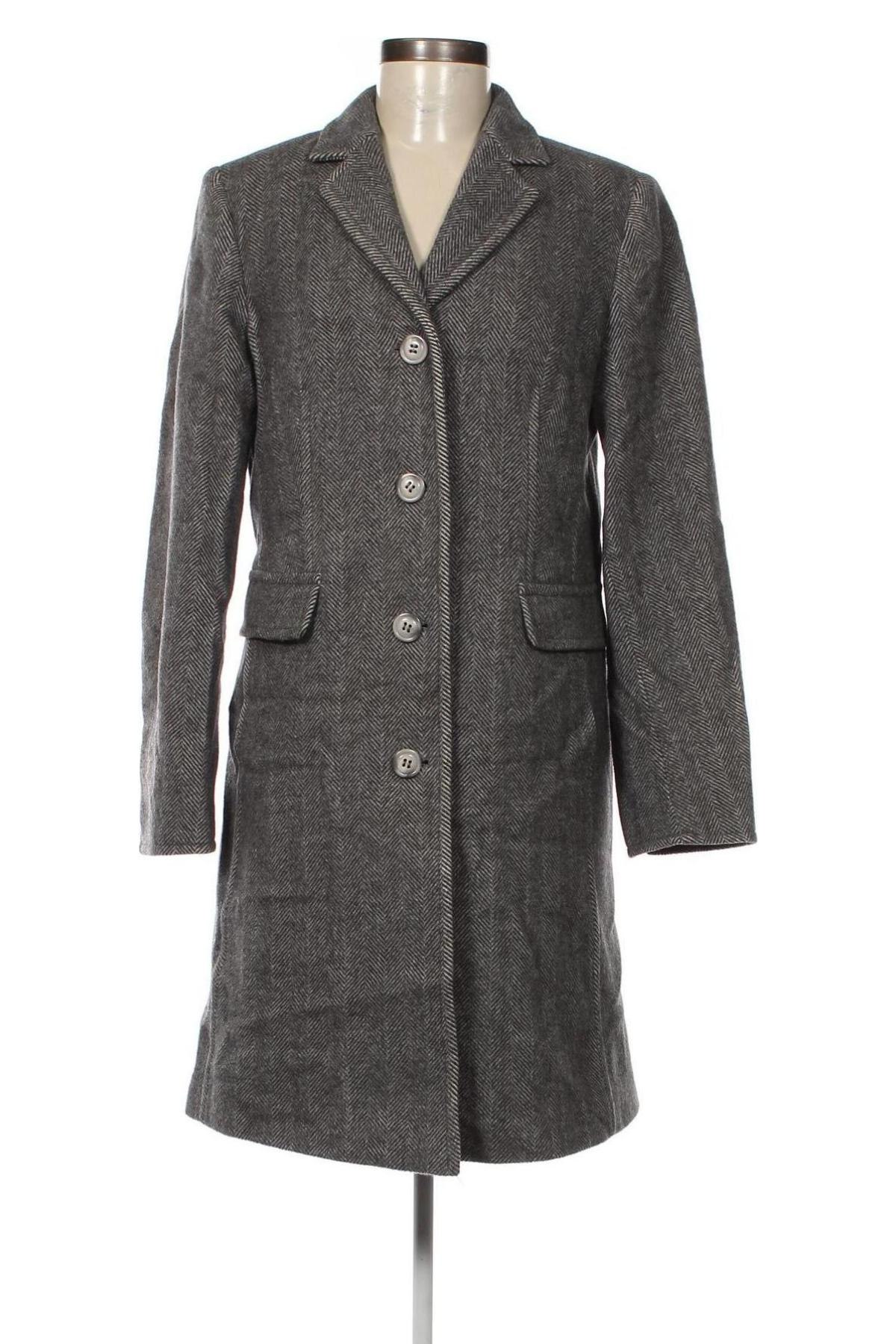 Дамско палто Peter Hahn, Размер M, Цвят Сив, Цена 79,20 лв.