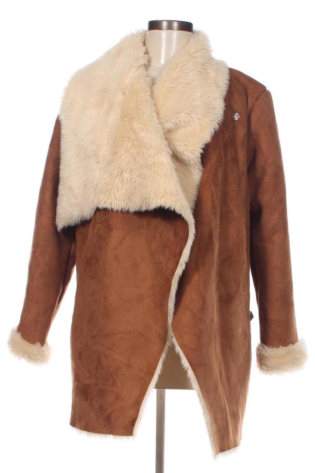 Damenmantel Pull&Bear, Größe XL, Farbe Beige, Preis € 74,46