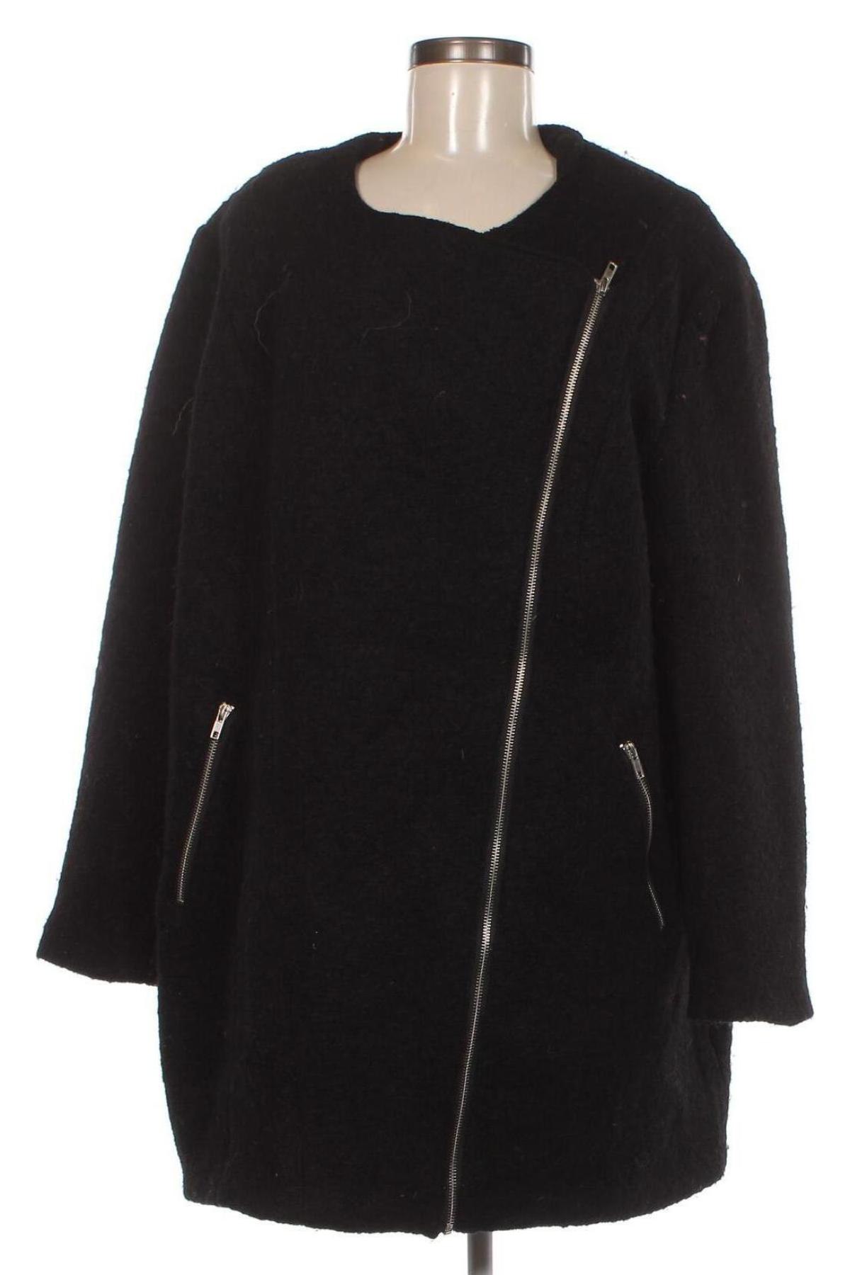 Γυναικείο παλτό Rainbow, Μέγεθος 3XL, Χρώμα Μαύρο, Τιμή 46,33 €
