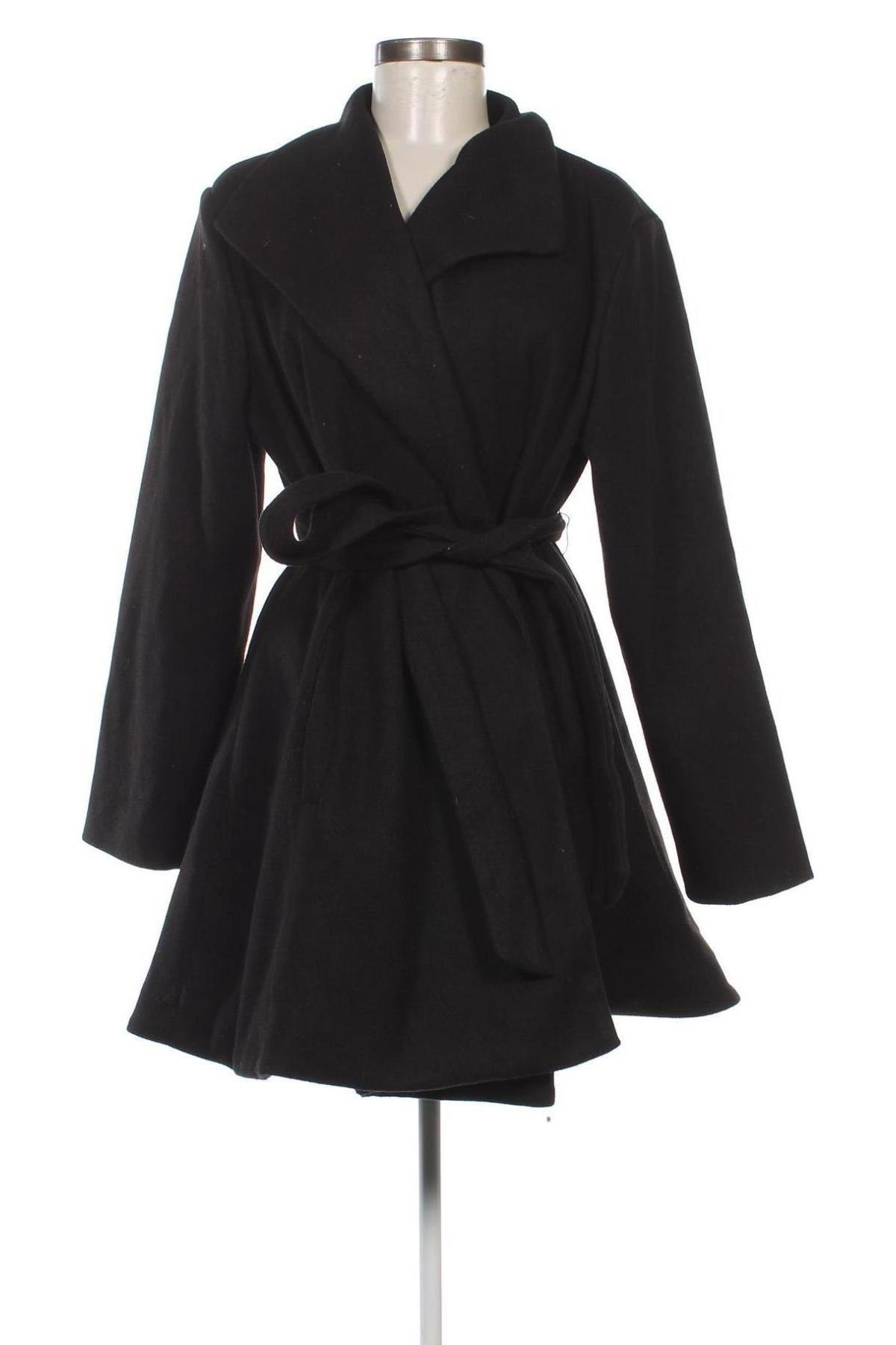 Dámsky kabát  SHEIN, Veľkosť XL, Farba Čierna, Cena  37,62 €