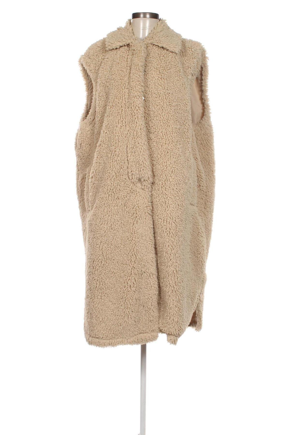 Дамско палто Sinsay, Размер L, Цвят Бежов, Цена 80,27 лв.