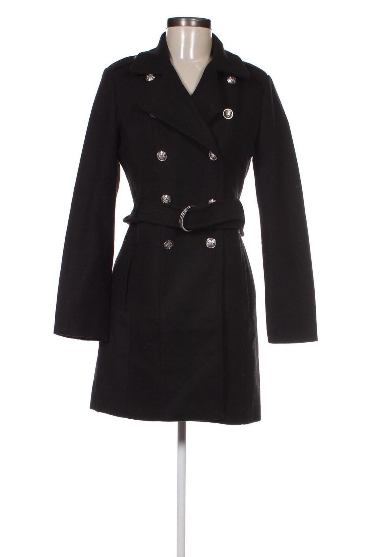 Γυναικείο παλτό Tally Weijl, Μέγεθος S, Χρώμα Μαύρο, Τιμή 39,05 €