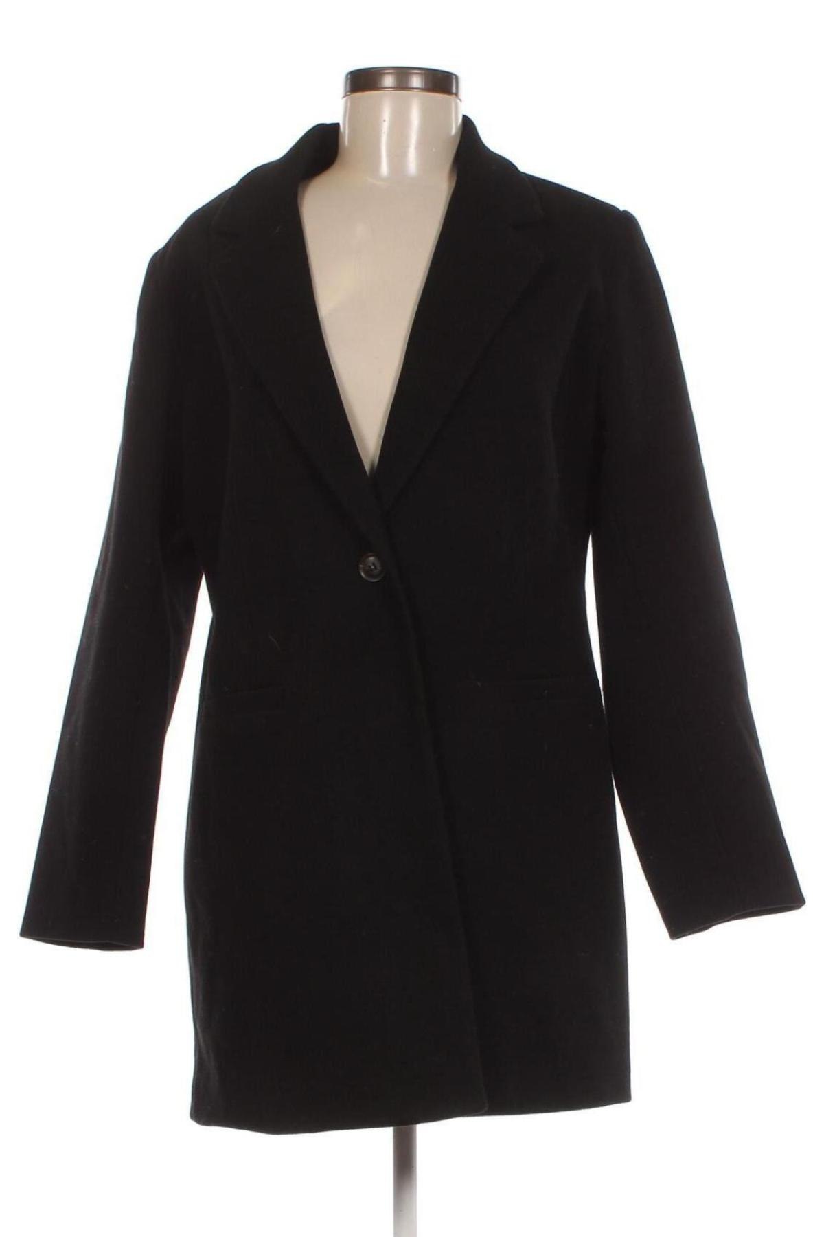 Γυναικείο παλτό VILA, Μέγεθος L, Χρώμα Μαύρο, Τιμή 21,09 €