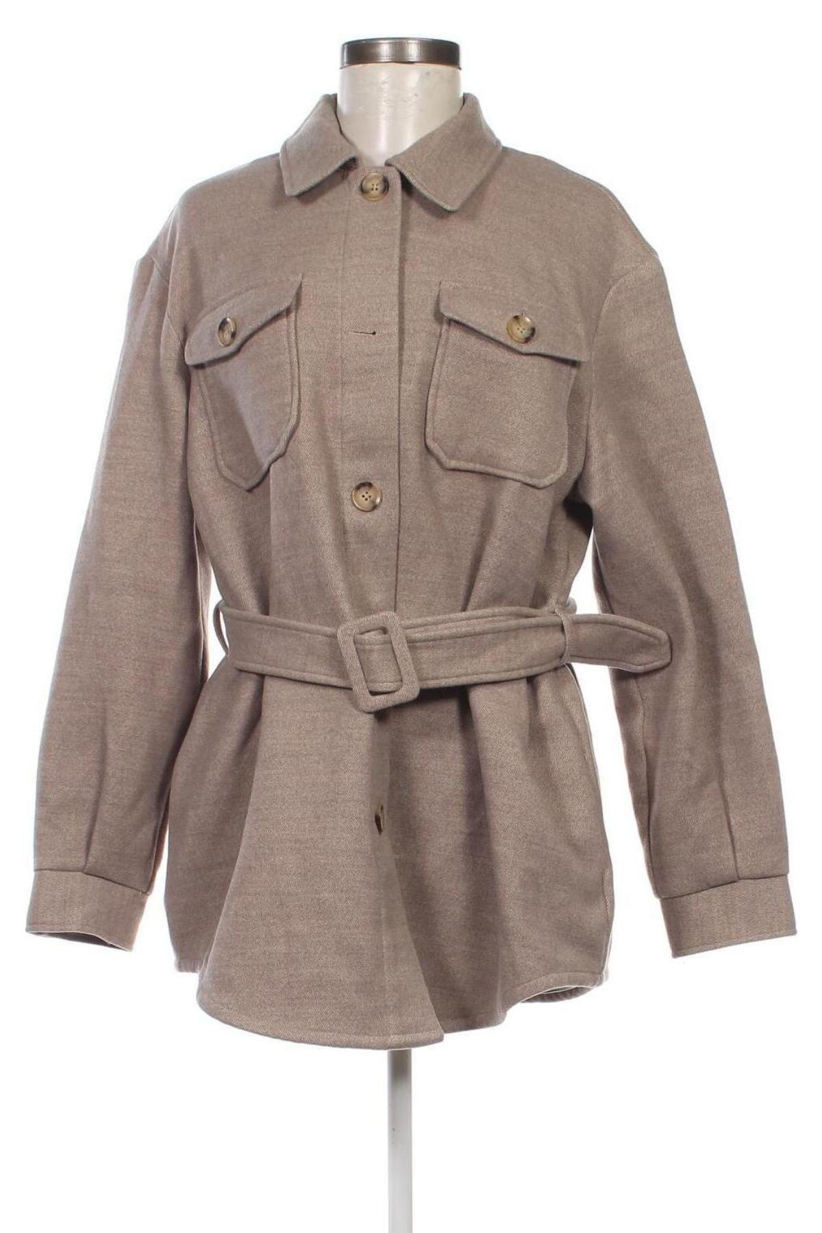 Γυναικείο παλτό Vero Moda, Μέγεθος M, Χρώμα  Μπέζ, Τιμή 20,07 €