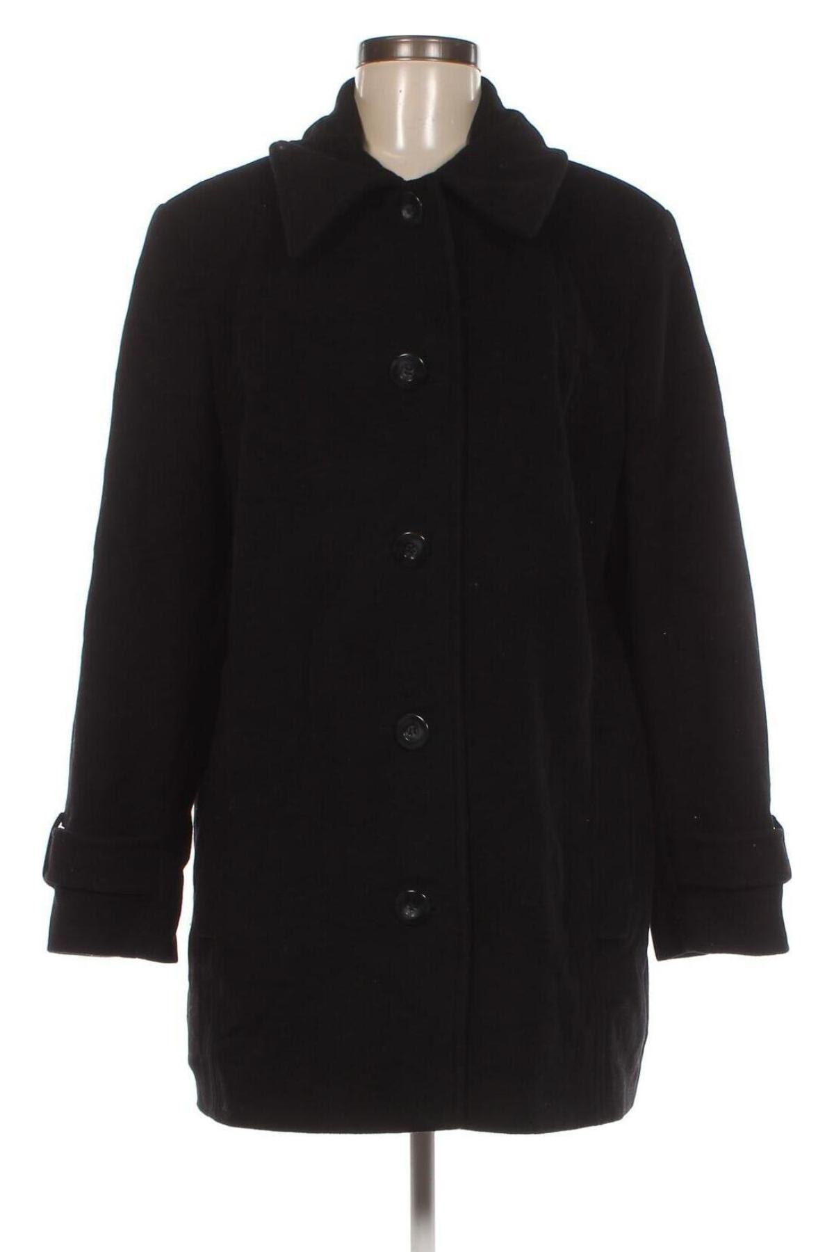 Női kabát Wool & Cashmere, Méret XL, Szín Fekete, Ár 11 077 Ft