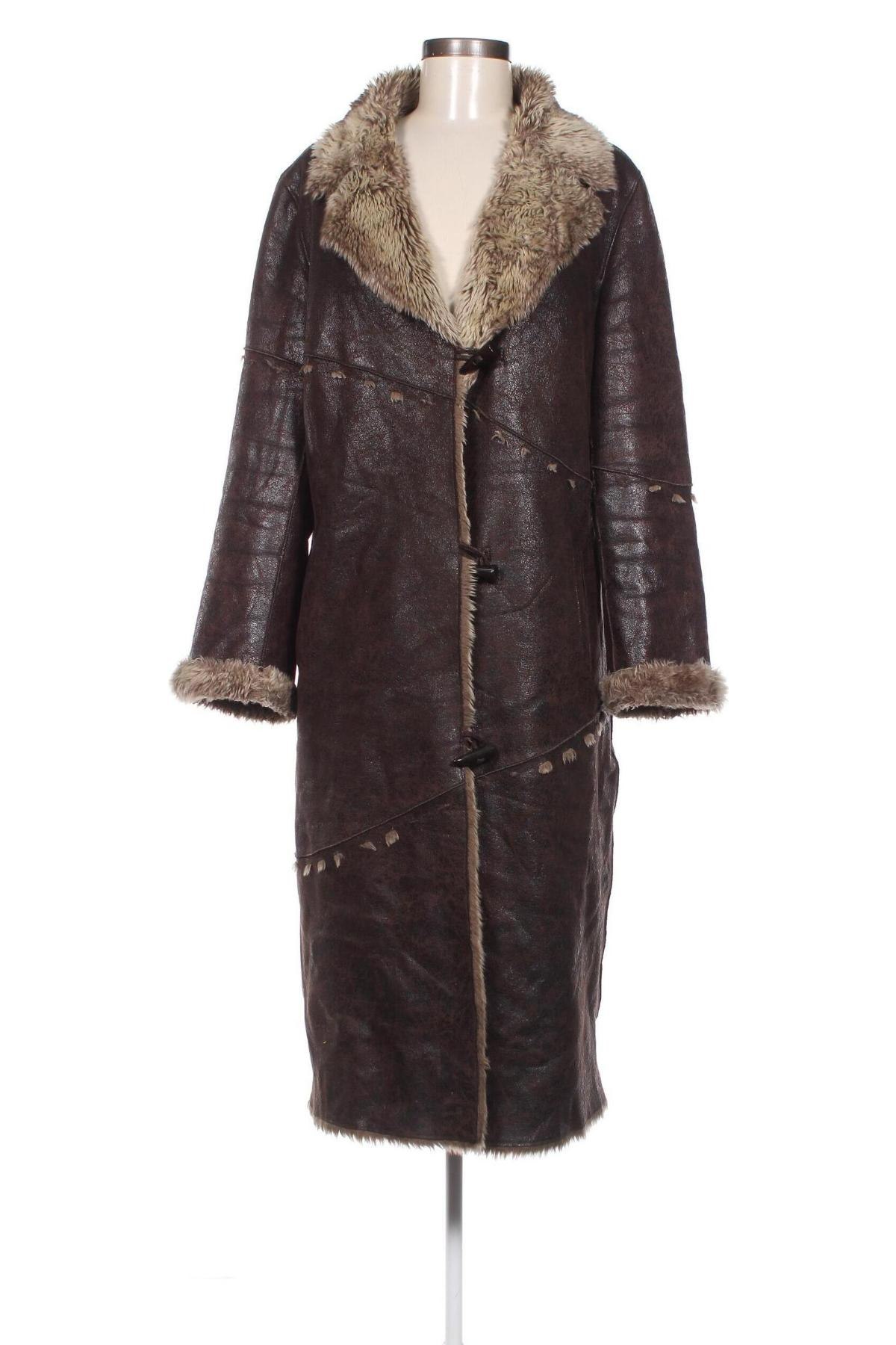 Palton de femei Yessica, Mărime XL, Culoare Maro, Preț 207,66 Lei